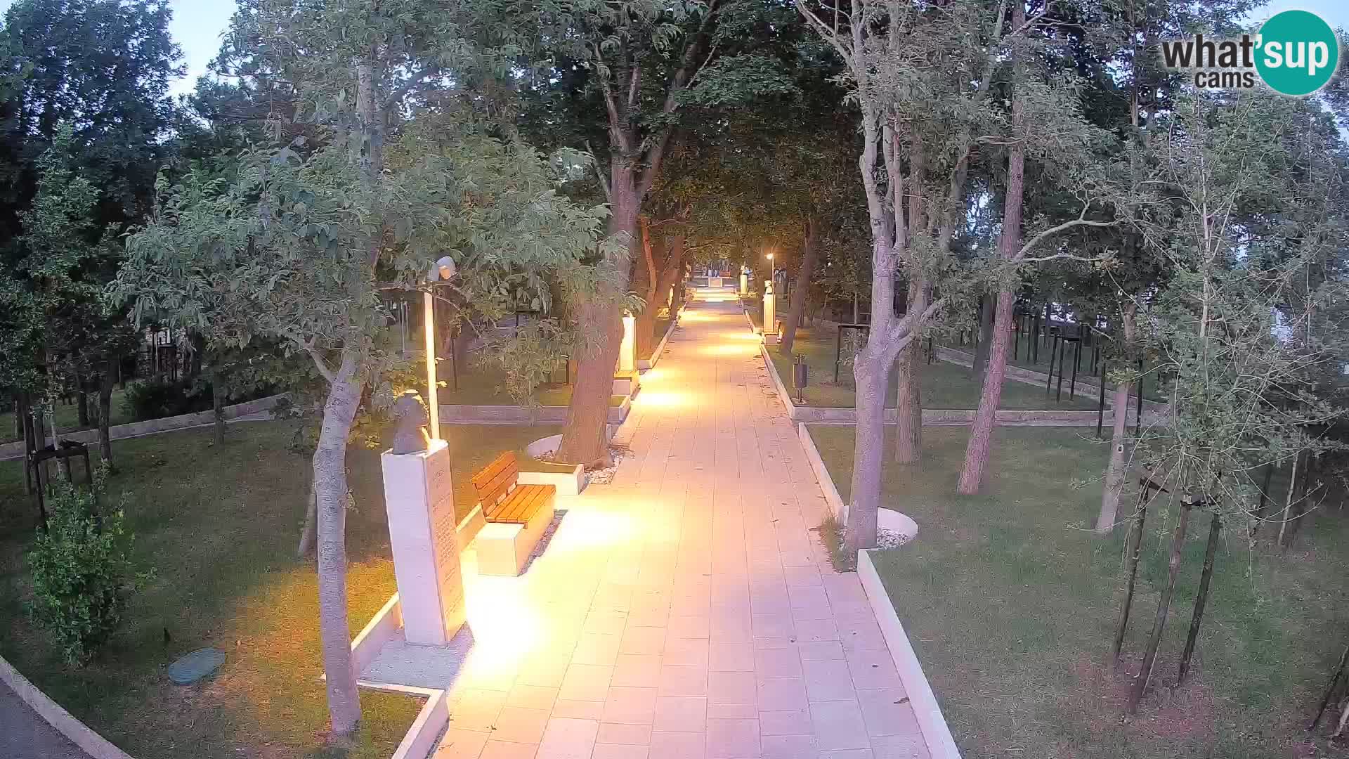 Writers’ Park Webcam Senj – Live by the Sea