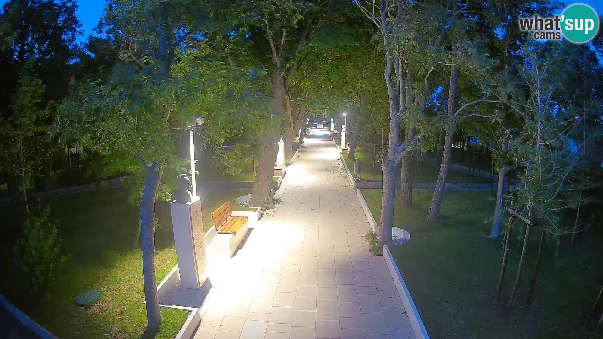 Writers’ Park Webcam Senj – Live by the Sea