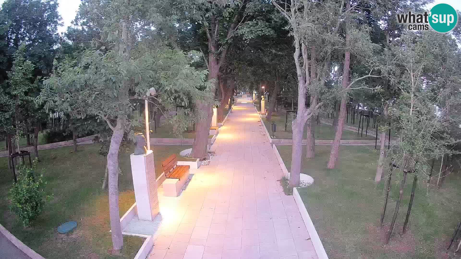 Writers’ Park Webcam Senj – Live by the Sea