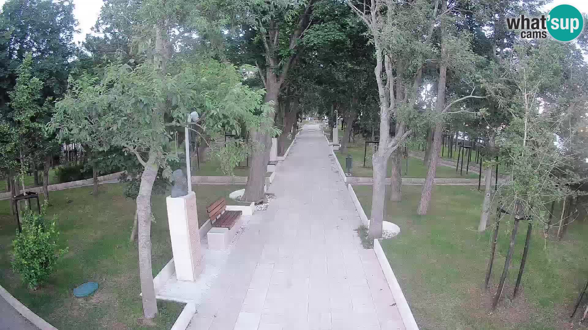 Writers’ Park Webcam Senj – Live by the Sea