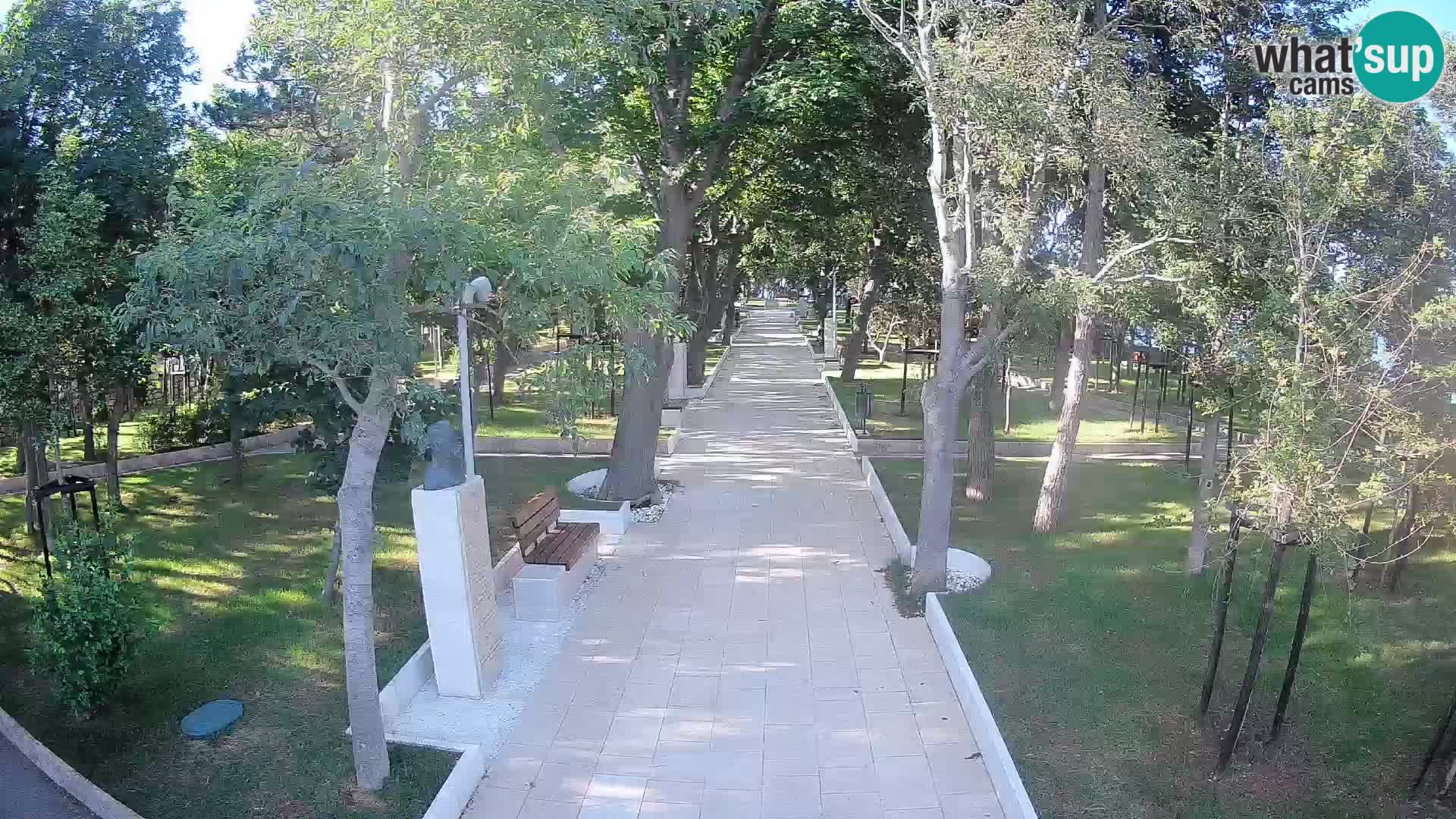 Writers’ Park Webcam Senj – Live by the Sea