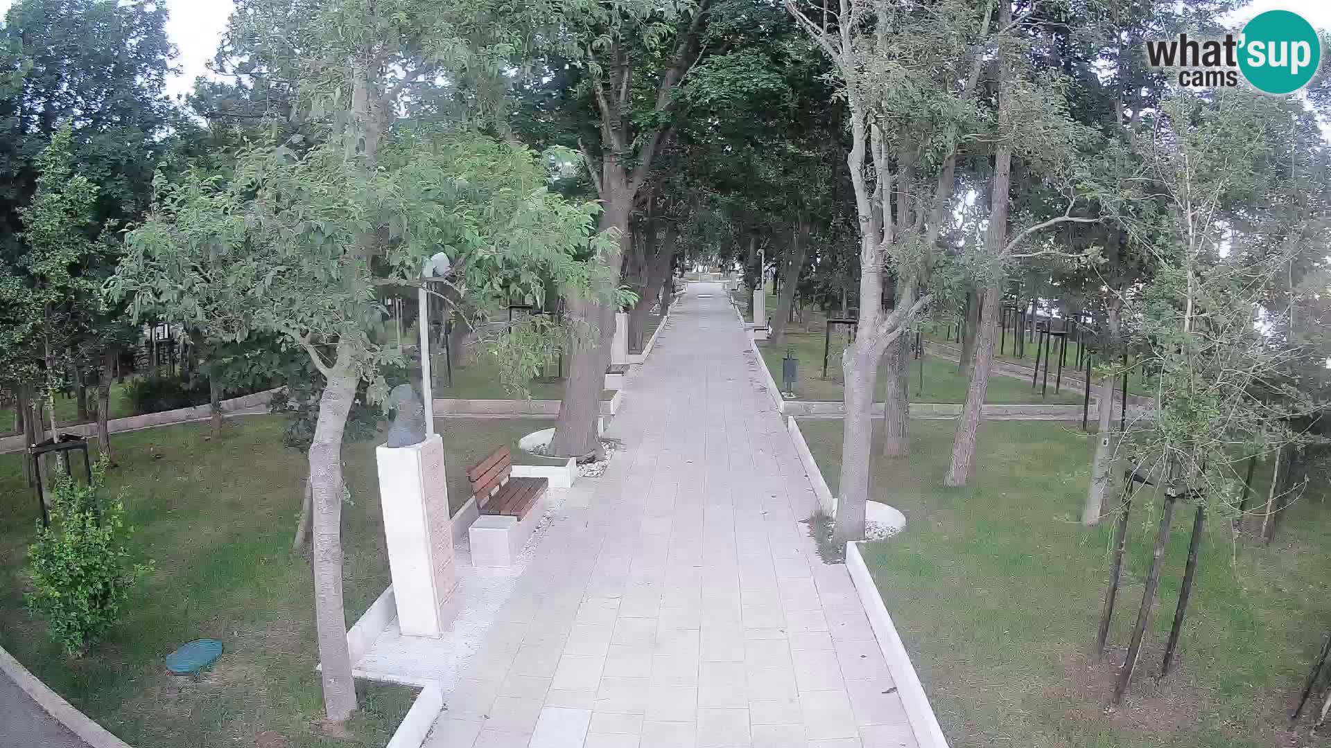 Writers’ Park Webcam Senj – Live by the Sea