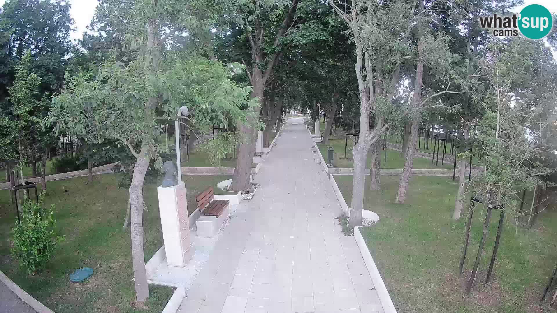 Writers’ Park Webcam Senj – Live by the Sea