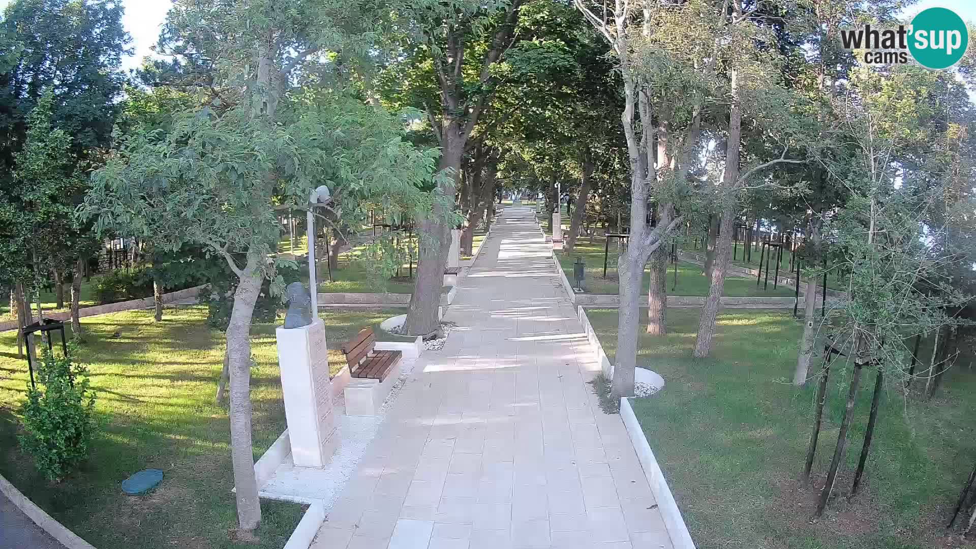 Writers’ Park Webcam Senj – Live by the Sea