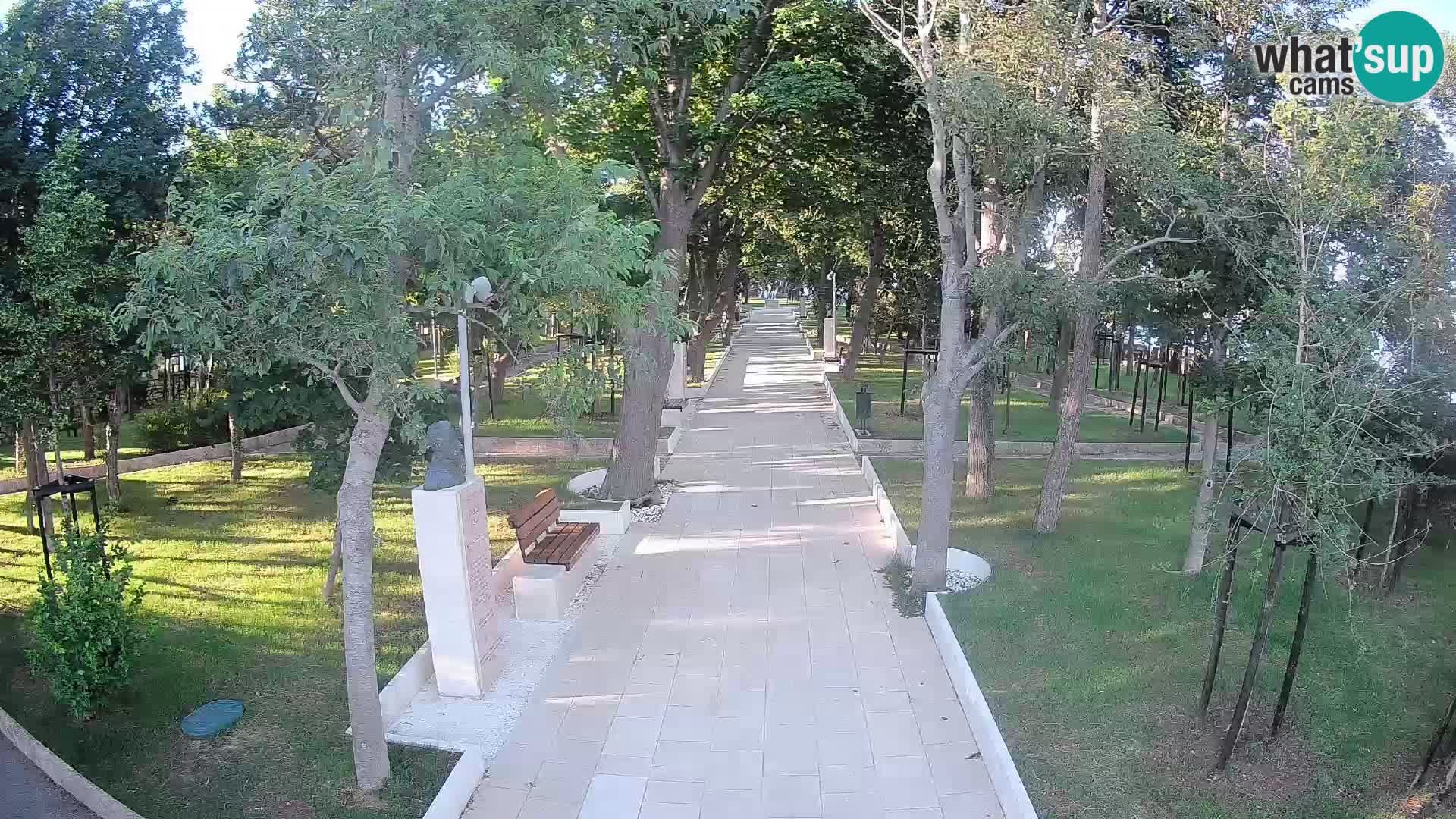 Writers’ Park Webcam Senj – Live by the Sea