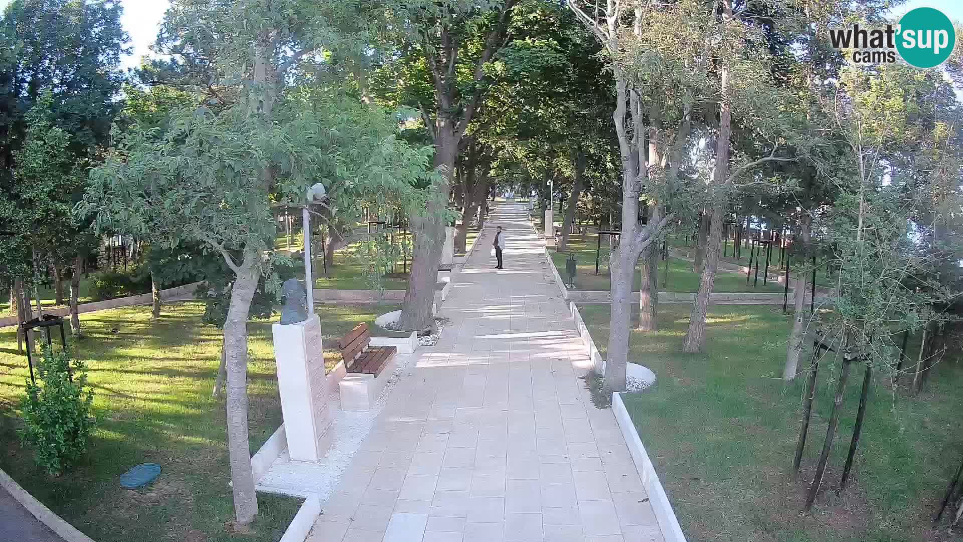 Writers’ Park Webcam Senj – Live by the Sea