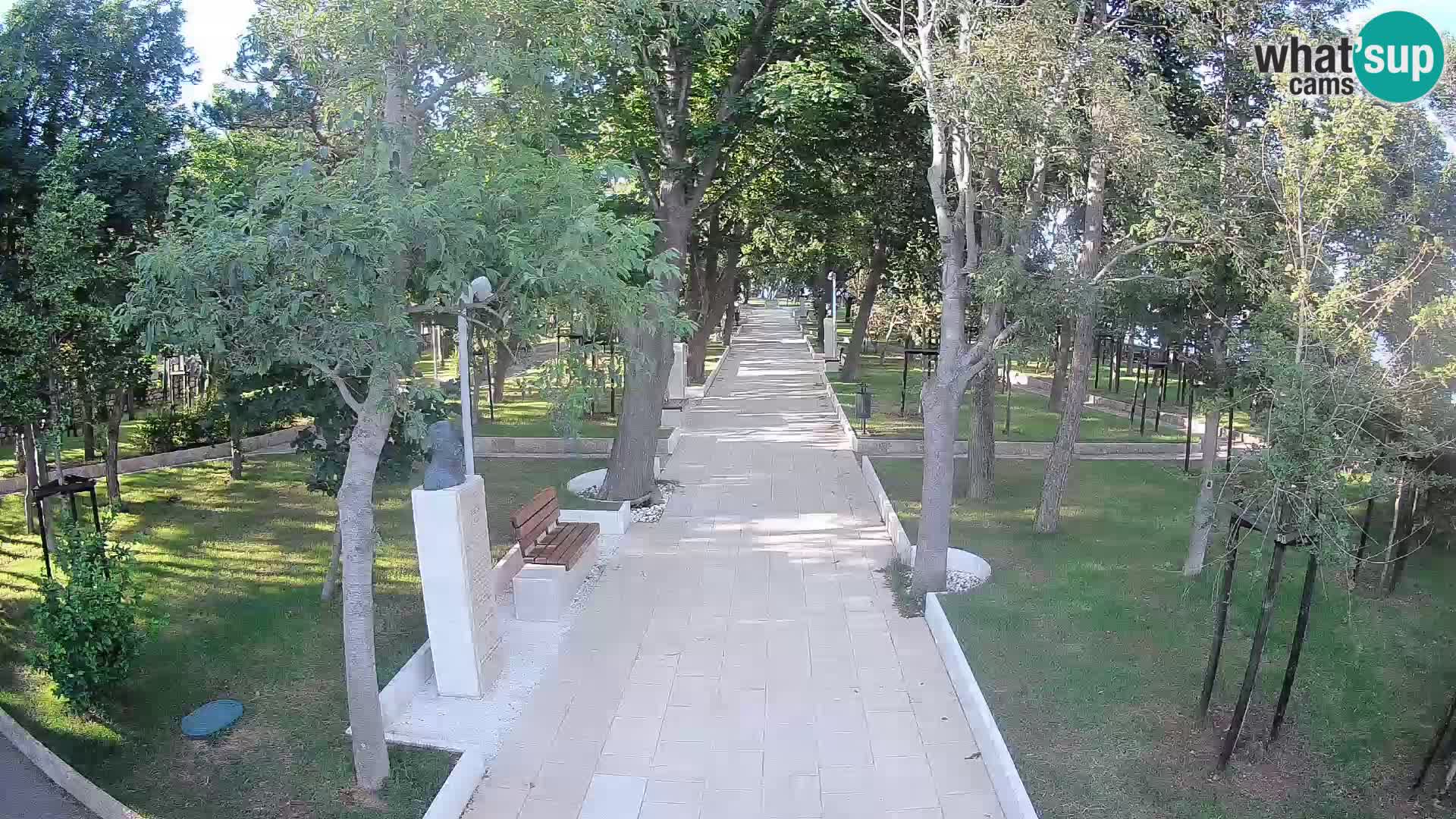 Writers’ Park Webcam Senj – Live by the Sea