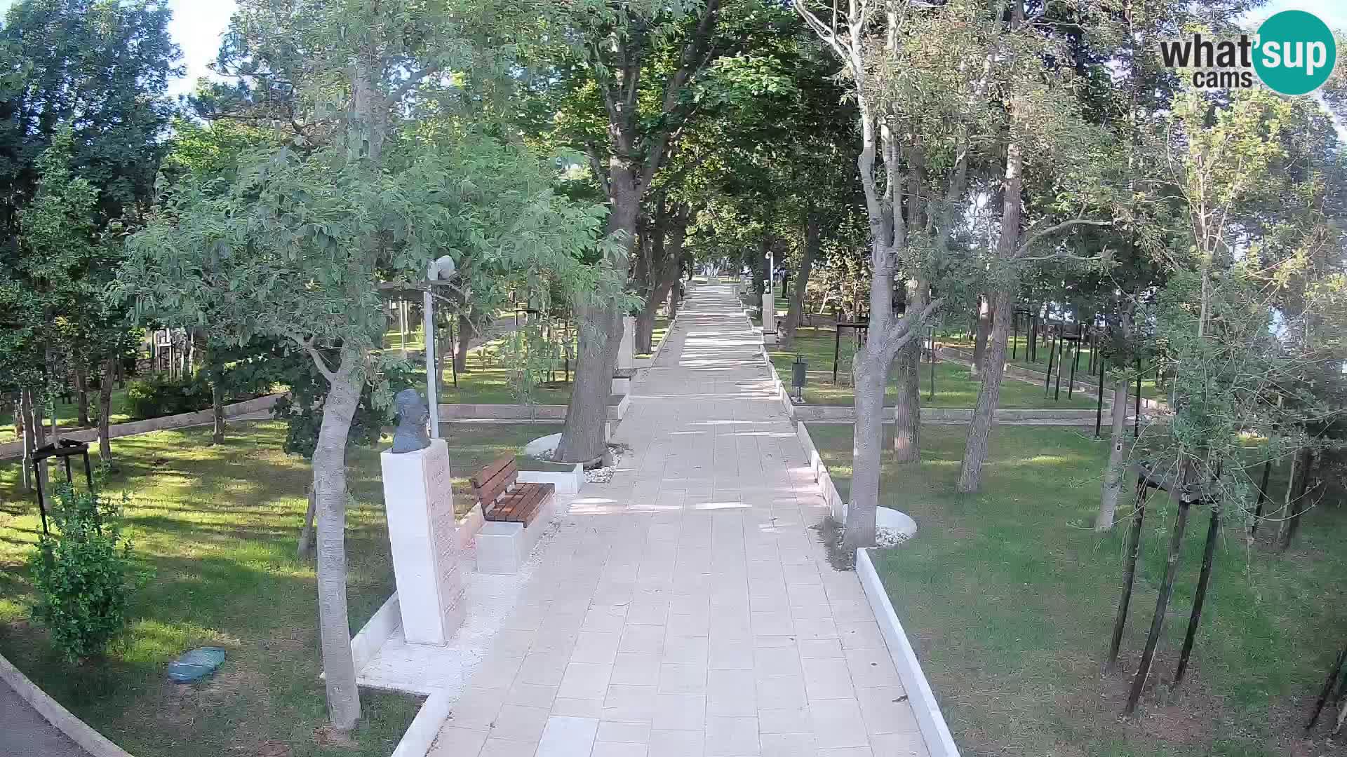 Writers’ Park Webcam Senj – Live by the Sea