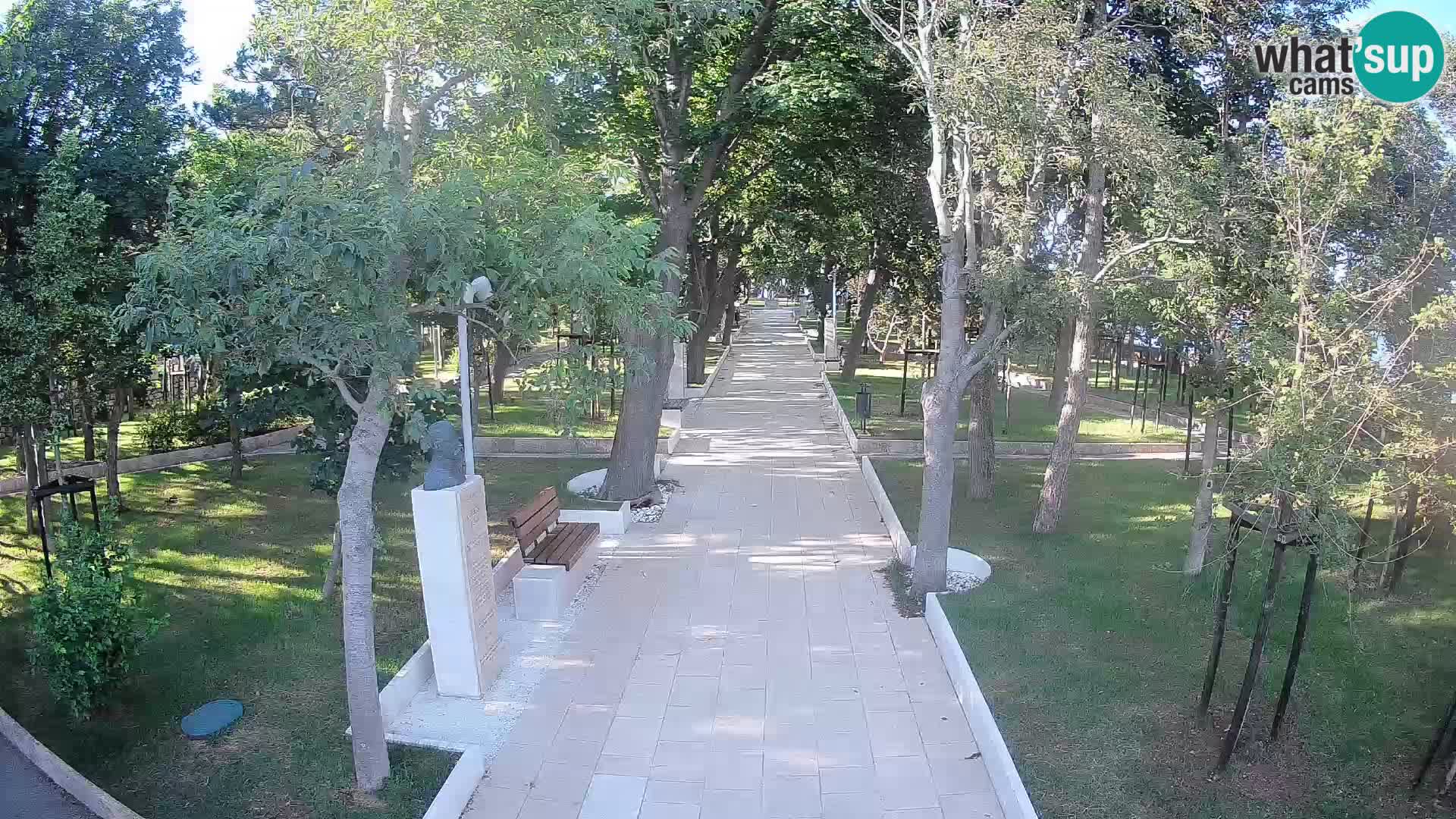 Writers’ Park Webcam Senj – Live by the Sea