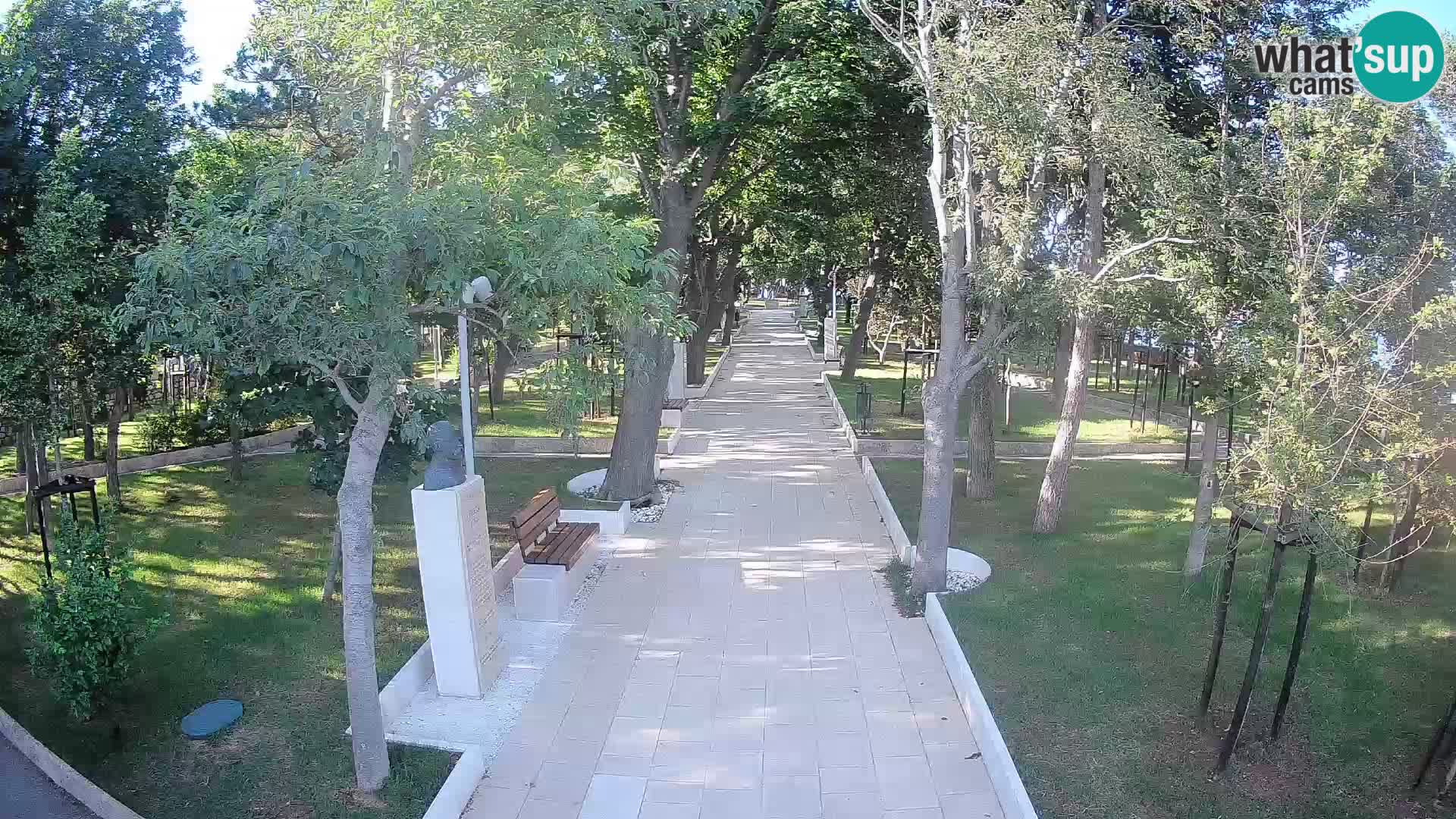 Writers’ Park Webcam Senj – Live by the Sea