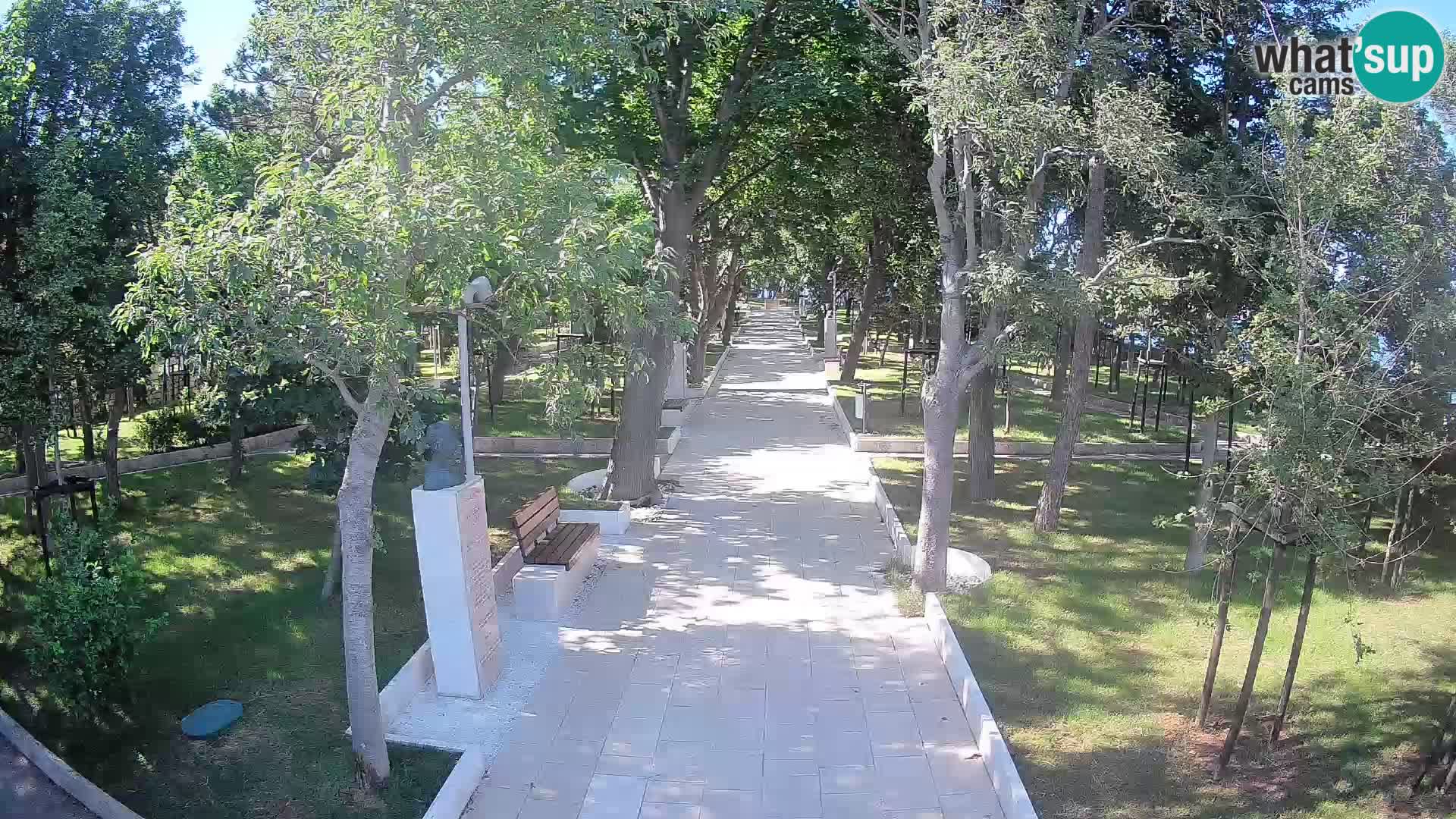 Writers’ Park Webcam Senj – Live by the Sea
