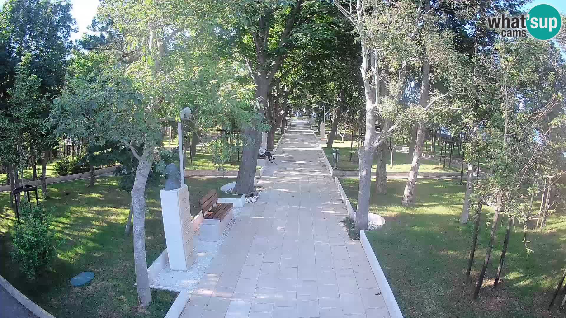 Writers’ Park Webcam Senj – Live by the Sea