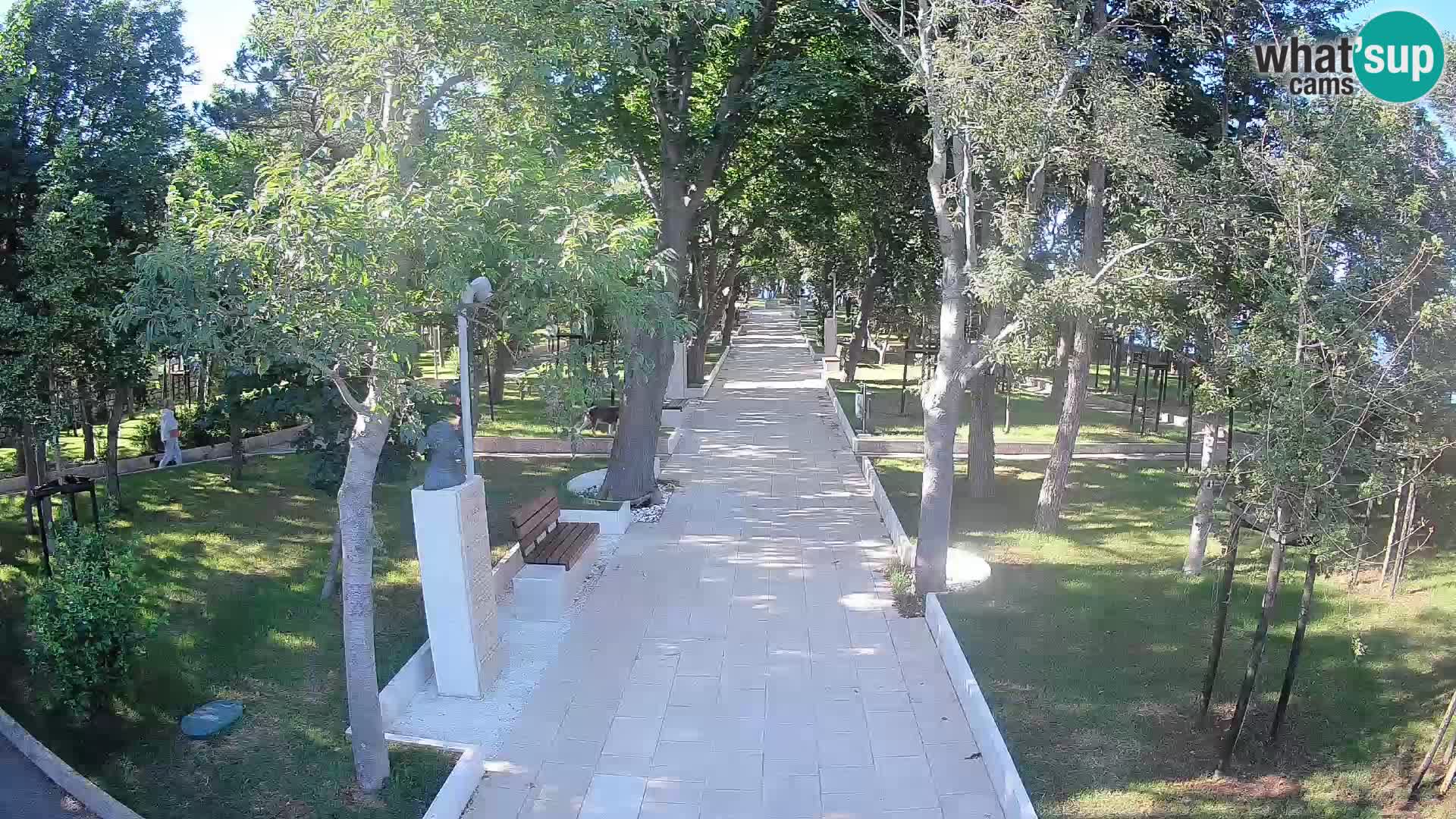Webcam Schriftstellerpark Senj – Live am Meer