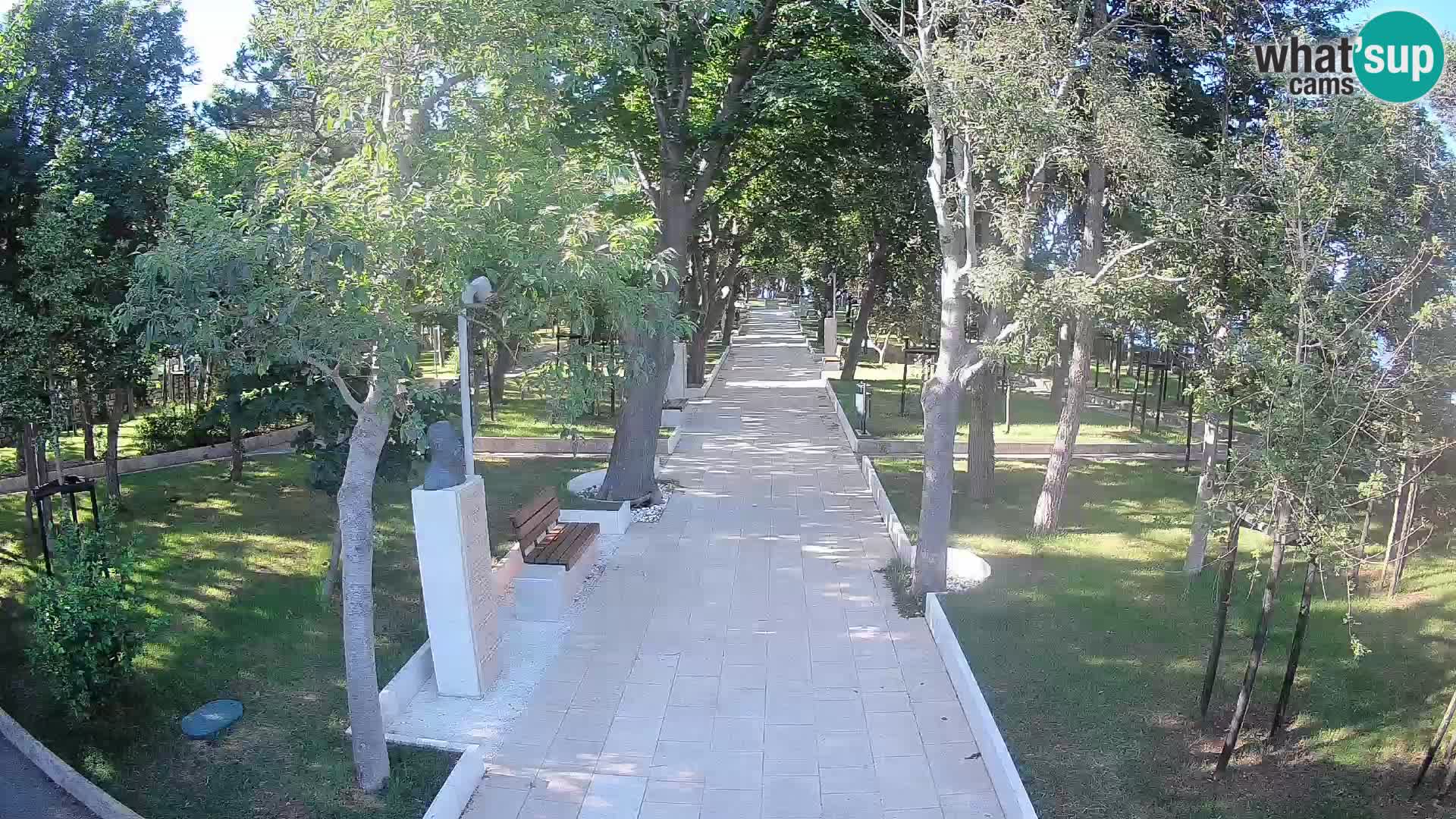 Writers’ Park Webcam Senj – Live by the Sea