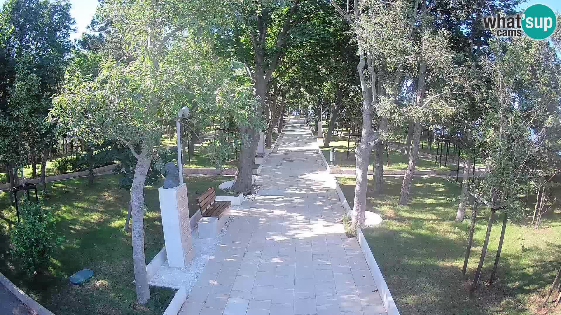 Writers’ Park Webcam Senj – Live by the Sea
