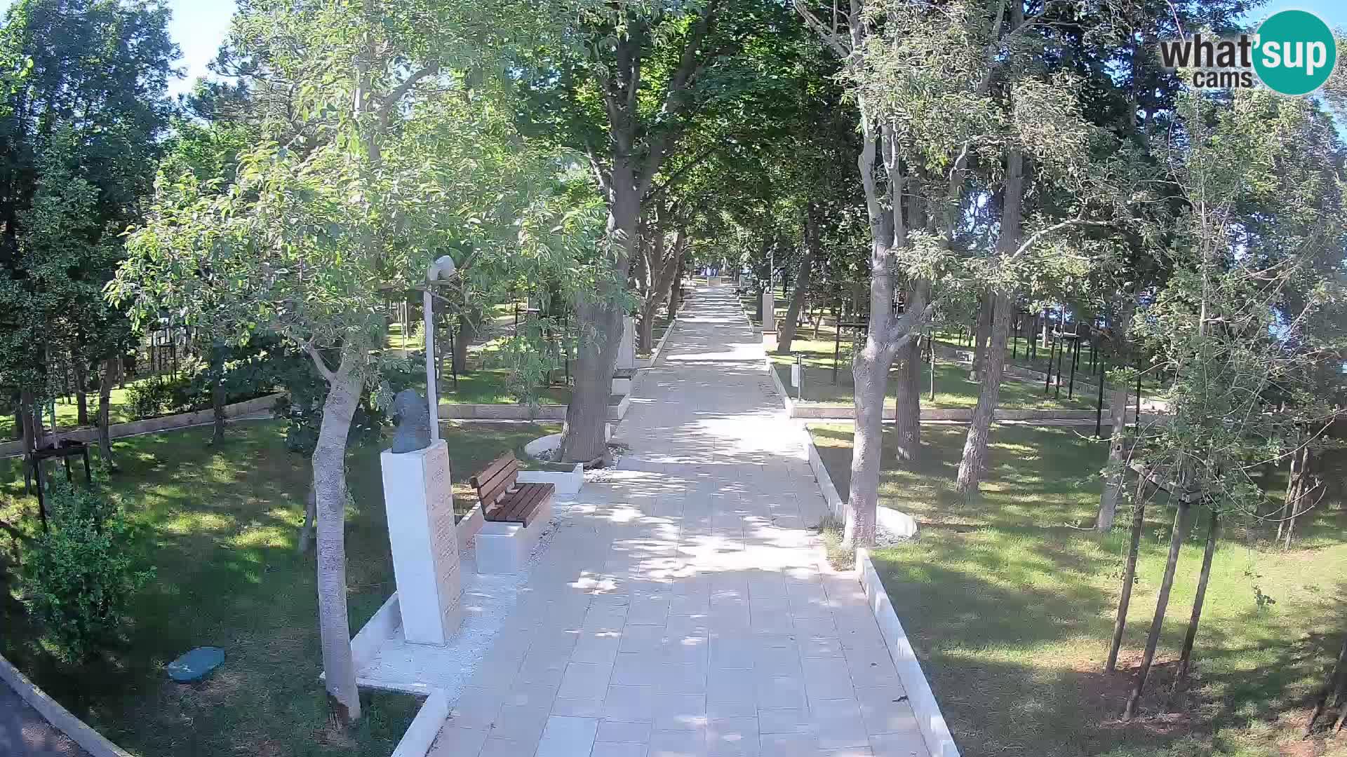 Writers’ Park Webcam Senj – Live by the Sea
