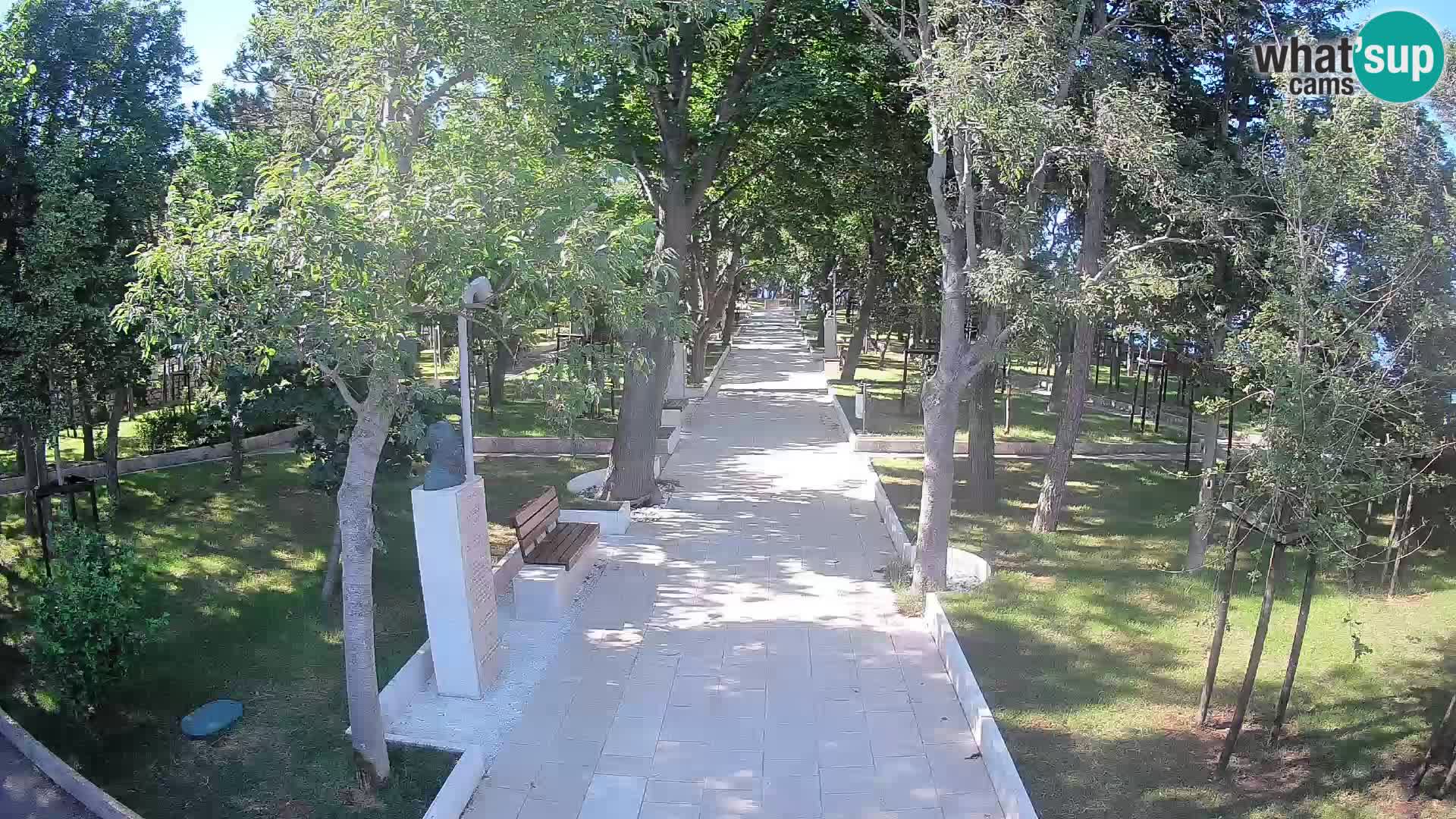 Writers’ Park Webcam Senj – Live by the Sea