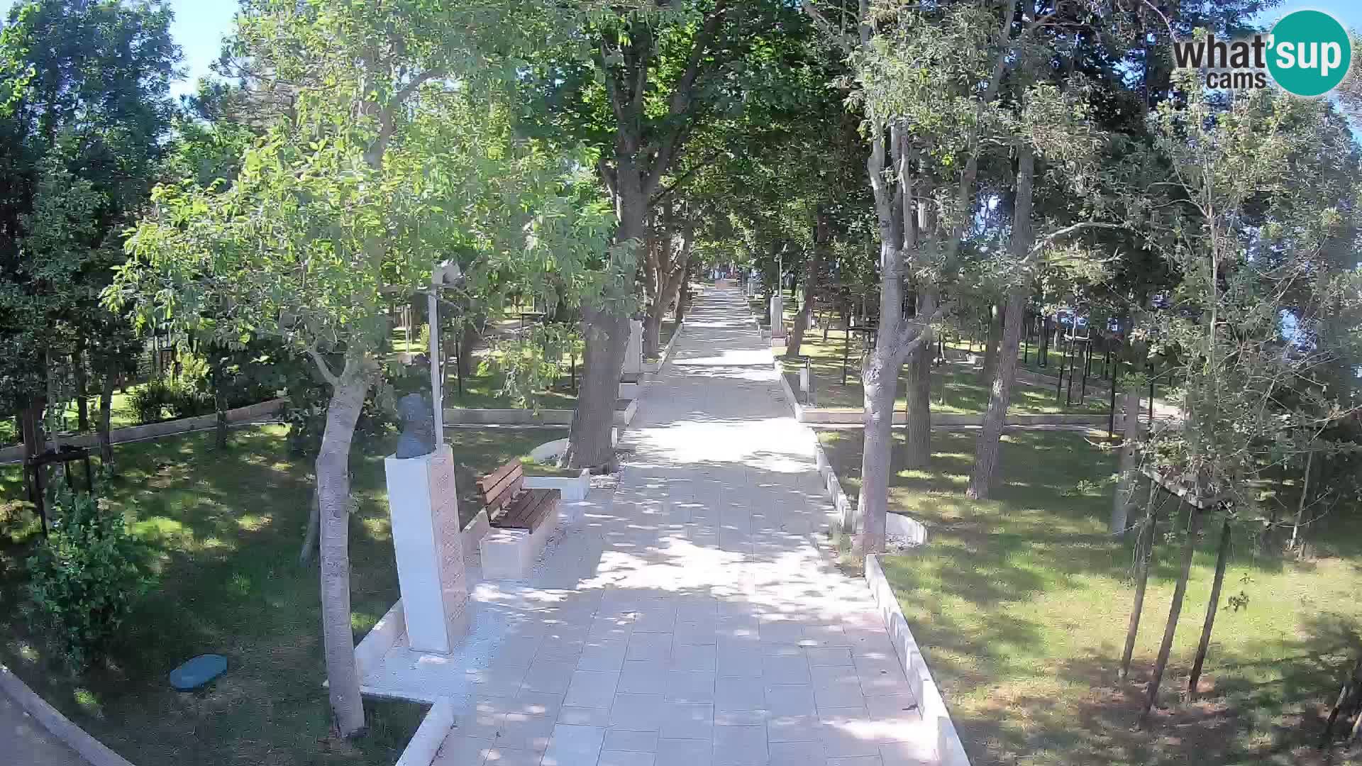 Writers’ Park Webcam Senj – Live by the Sea