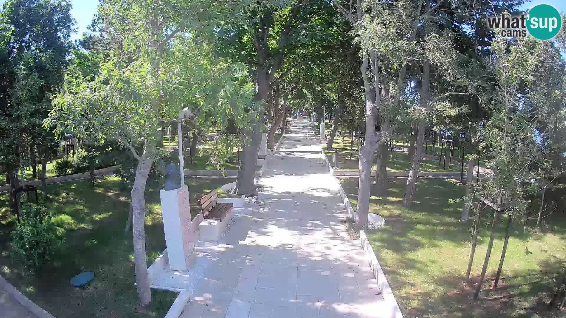 Writers’ Park Webcam Senj – Live by the Sea
