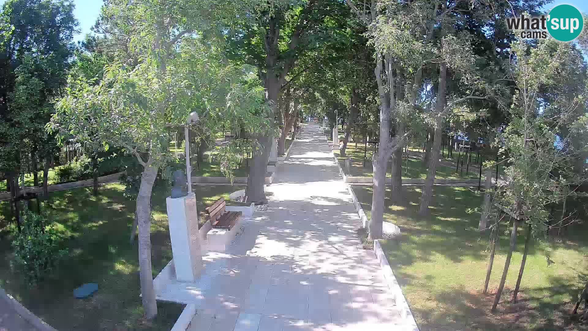 Writers’ Park Webcam Senj – Live by the Sea