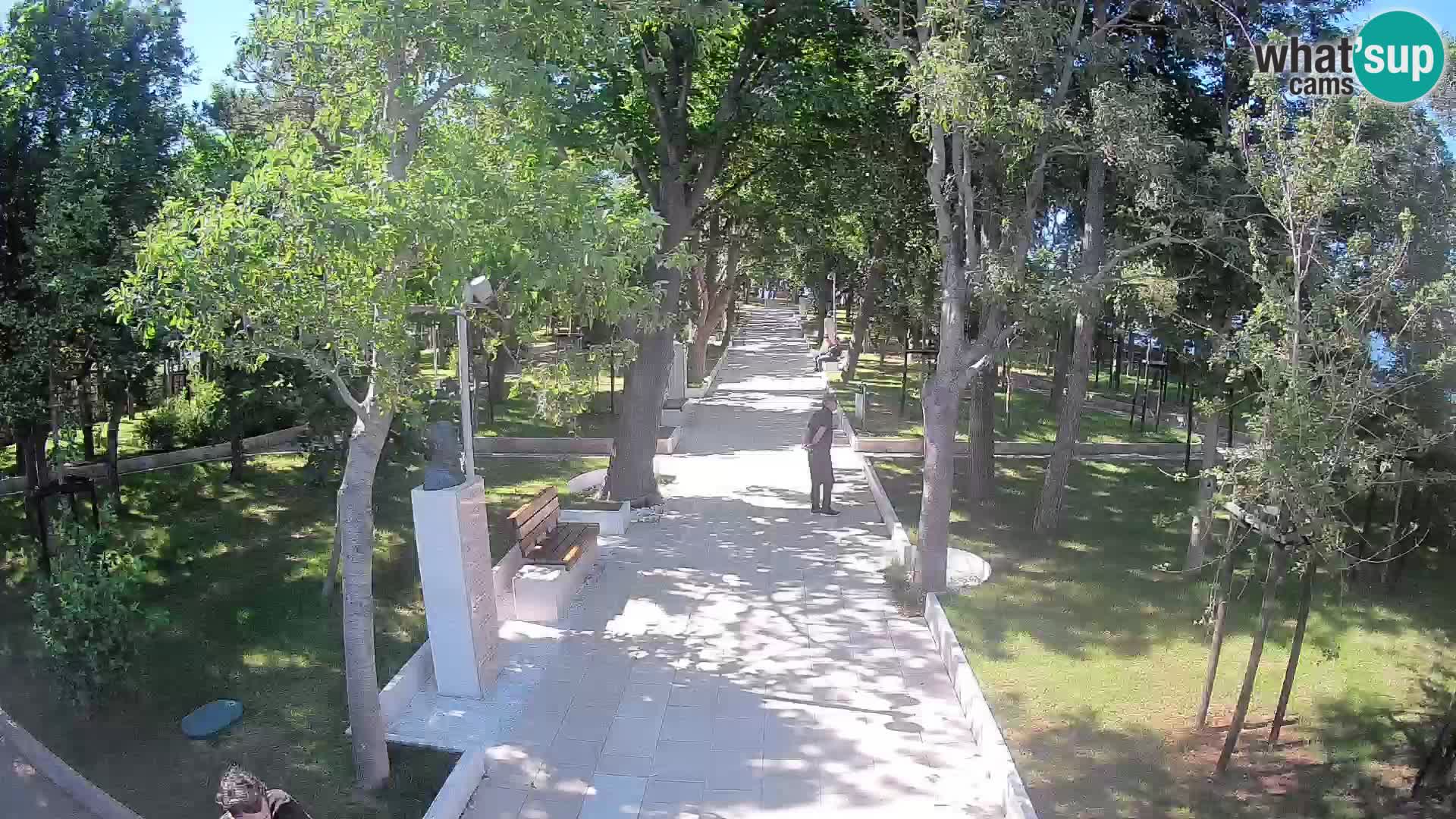 Webcam Schriftstellerpark Senj – Live am Meer