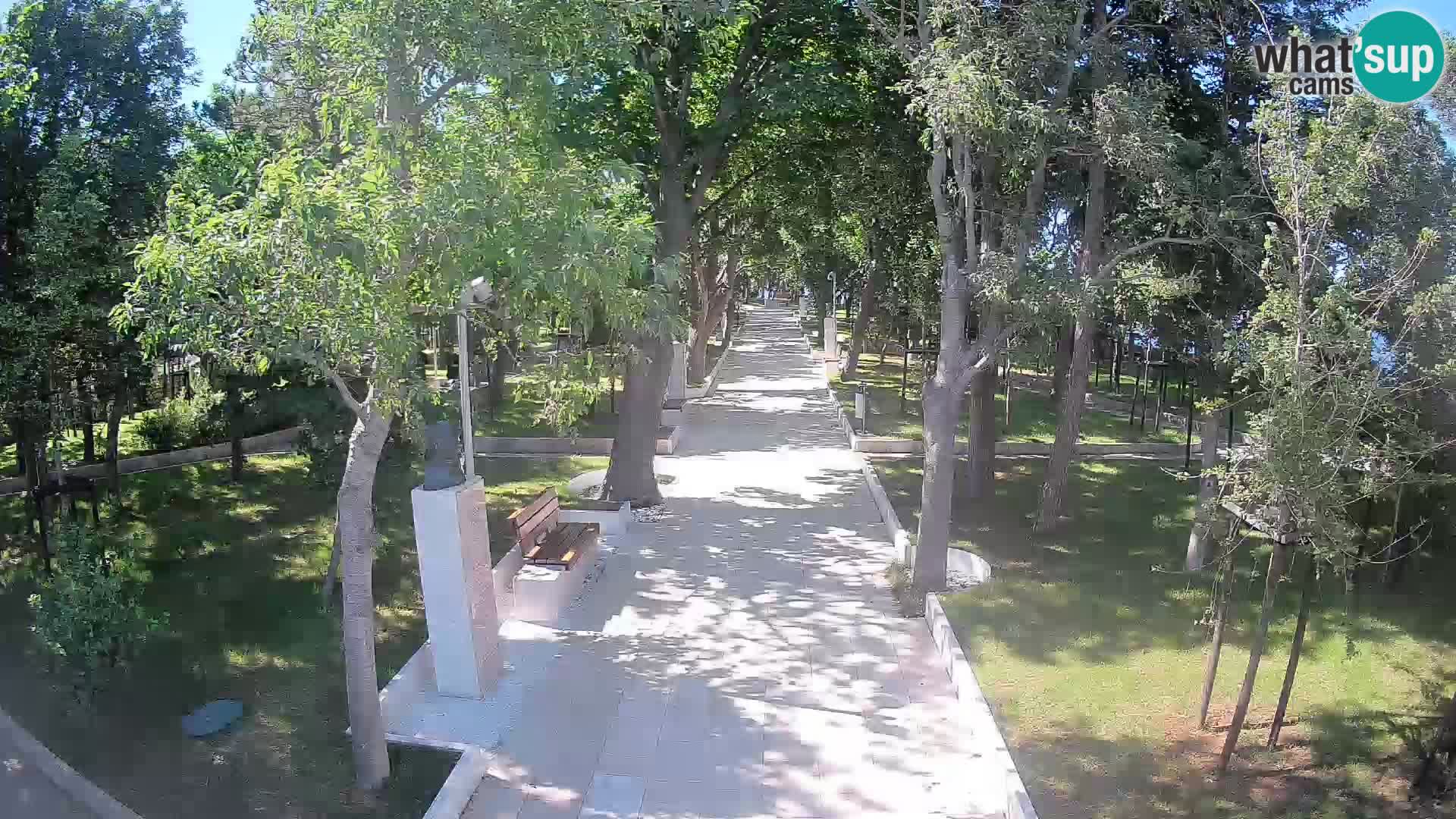 Writers’ Park Webcam Senj – Live by the Sea