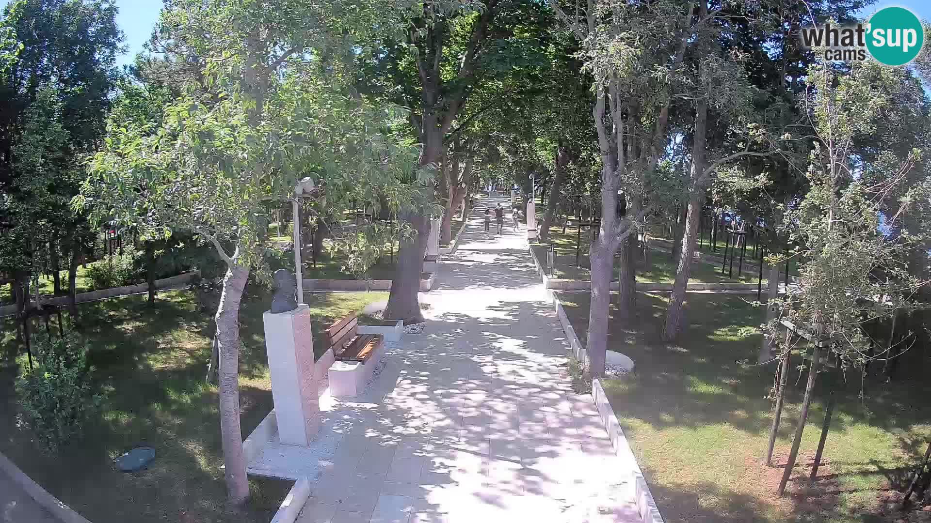 Writers’ Park Webcam Senj – Live by the Sea