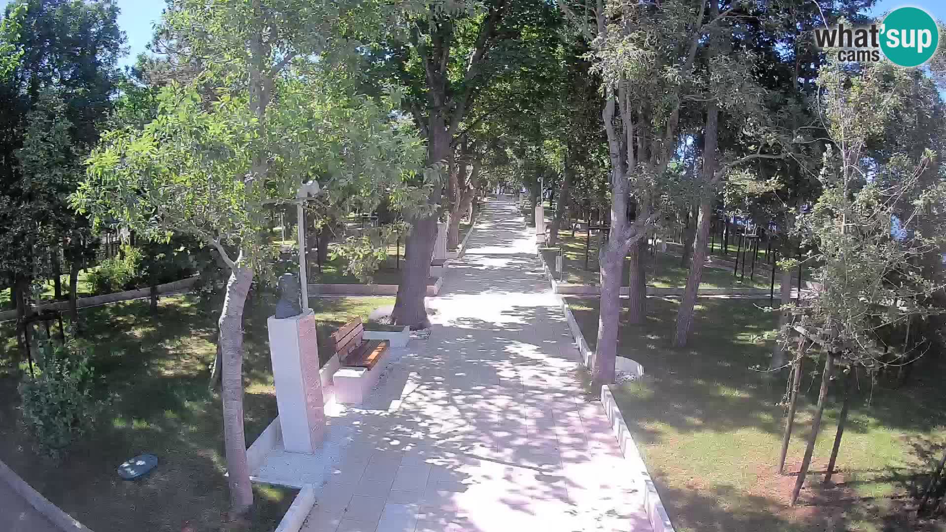 Webcam Schriftstellerpark Senj – Live am Meer