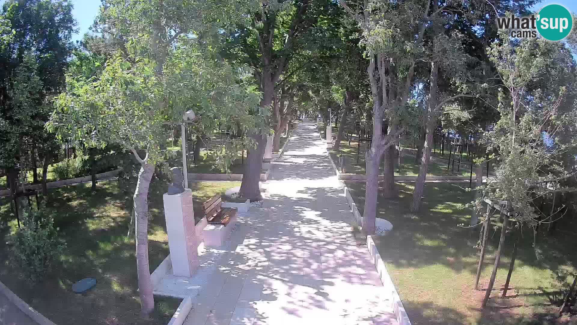 Writers’ Park Webcam Senj – Live by the Sea