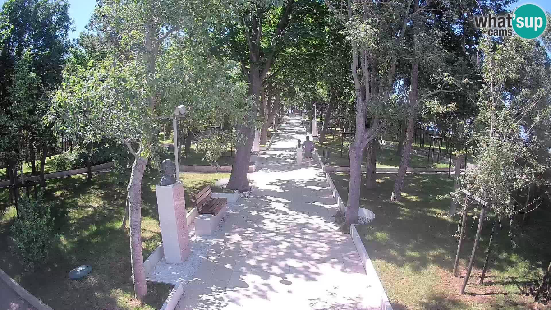 Writers’ Park Webcam Senj – Live by the Sea