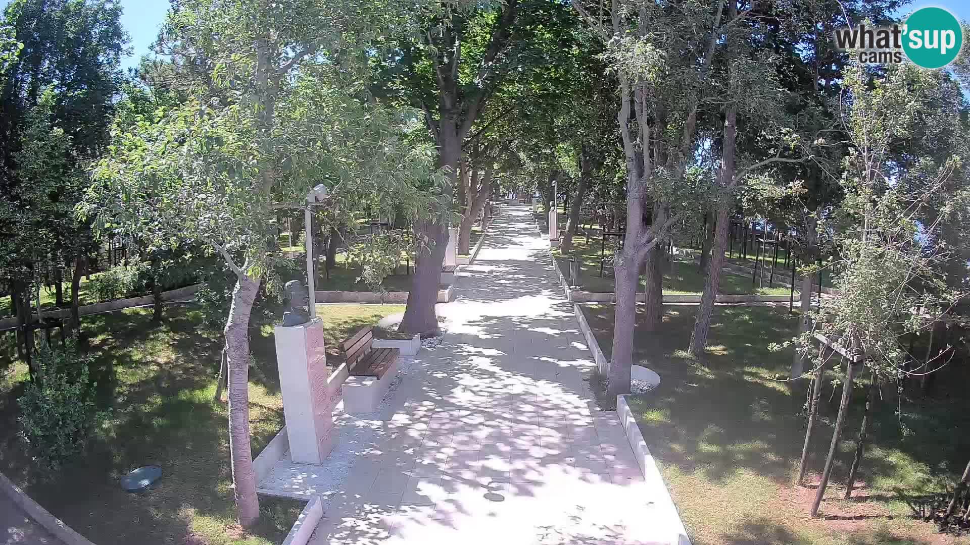 Writers’ Park Webcam Senj – Live by the Sea