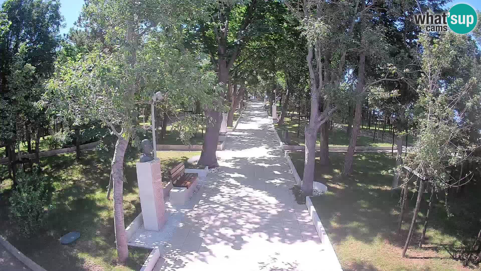 Writers’ Park Webcam Senj – Live by the Sea