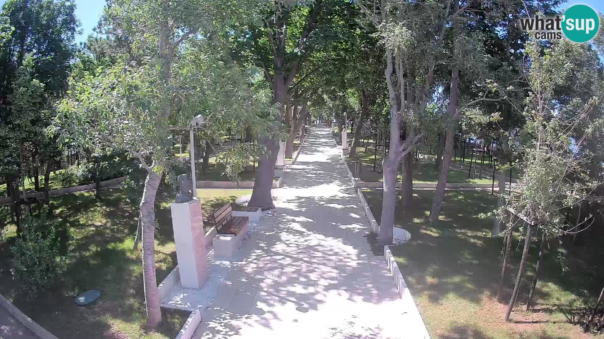 Writers’ Park Webcam Senj – Live by the Sea