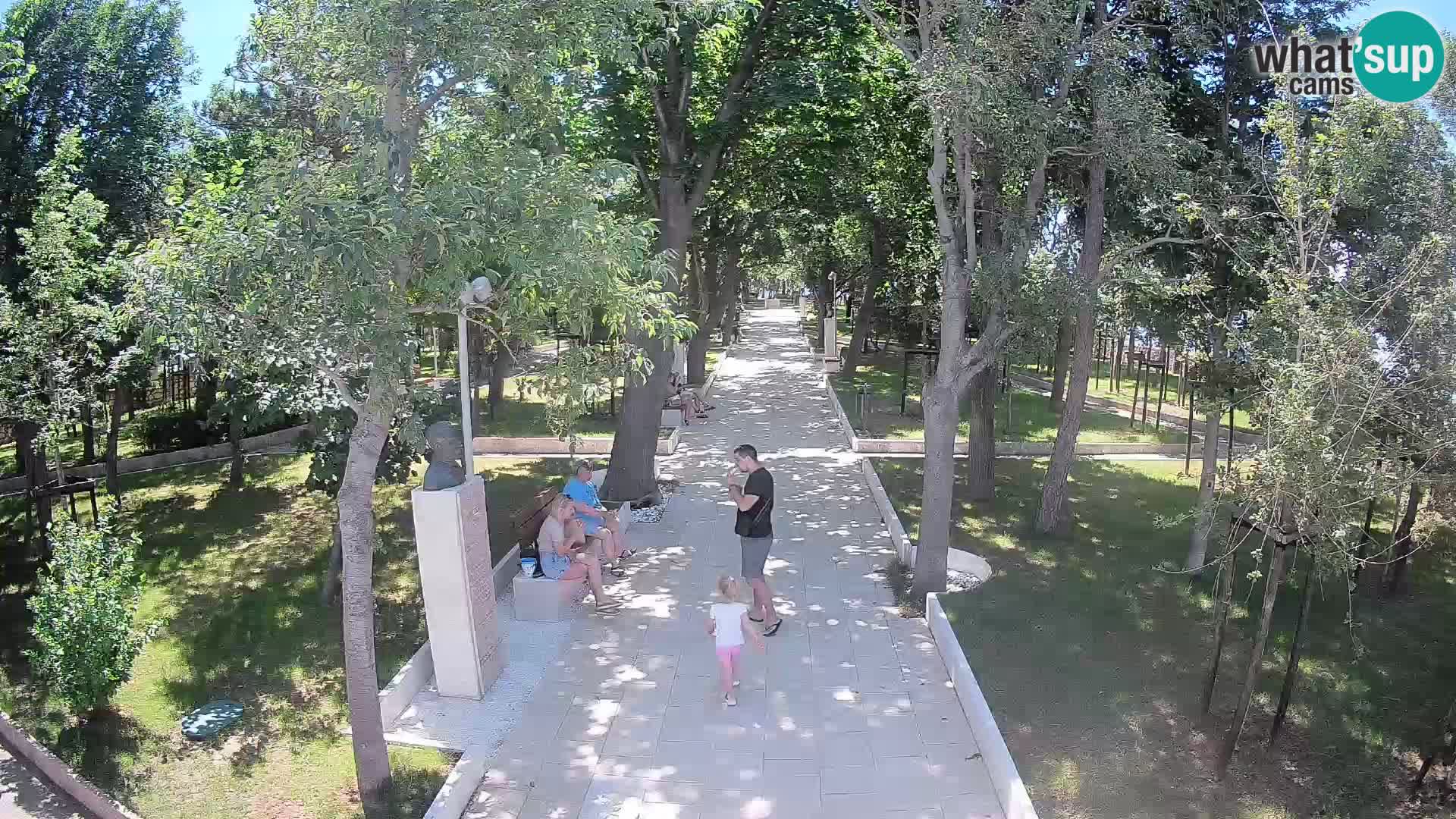 Writers’ Park Webcam Senj – Live by the Sea