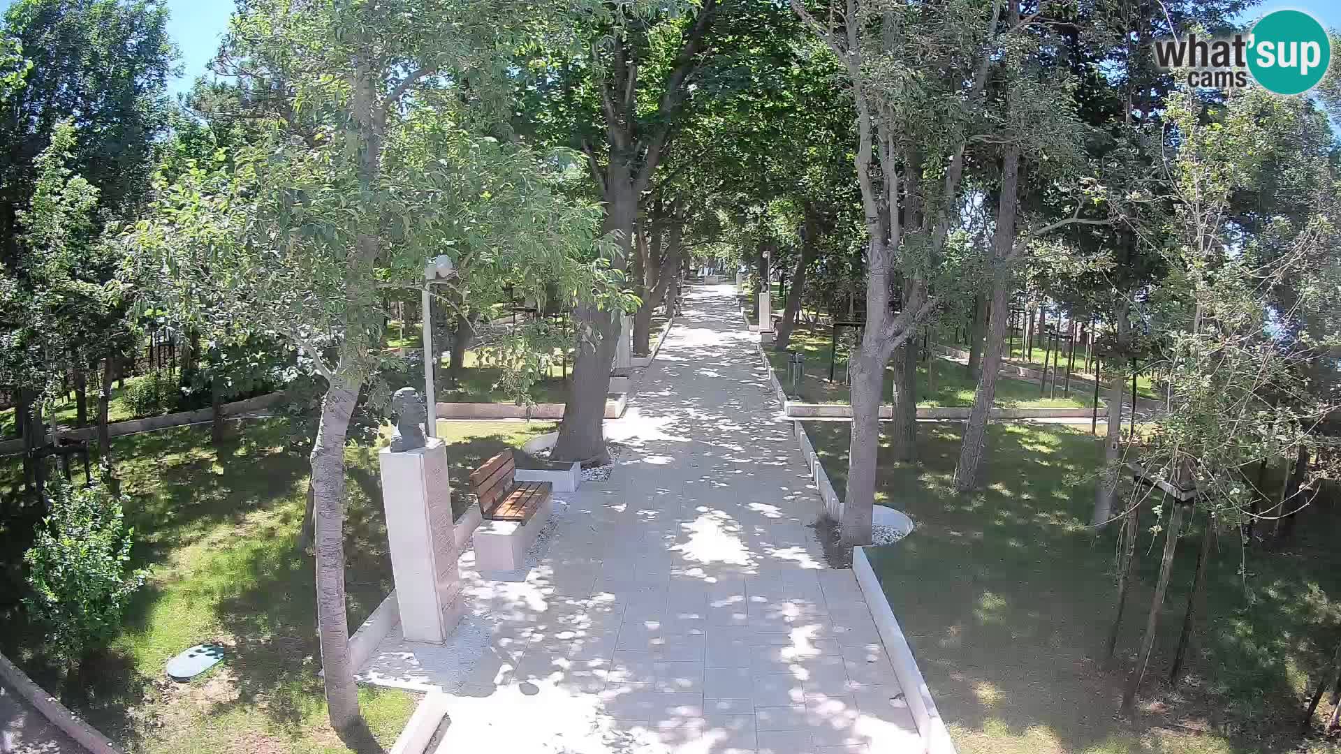 Webcam Schriftstellerpark Senj – Live am Meer