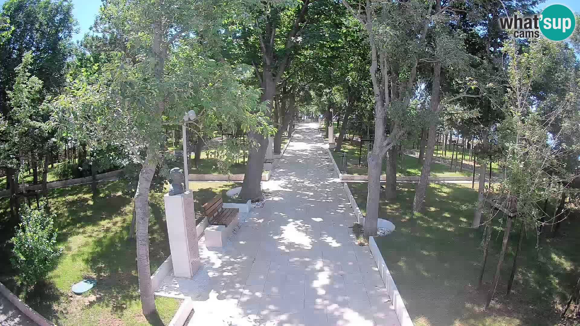 Writers’ Park Webcam Senj – Live by the Sea