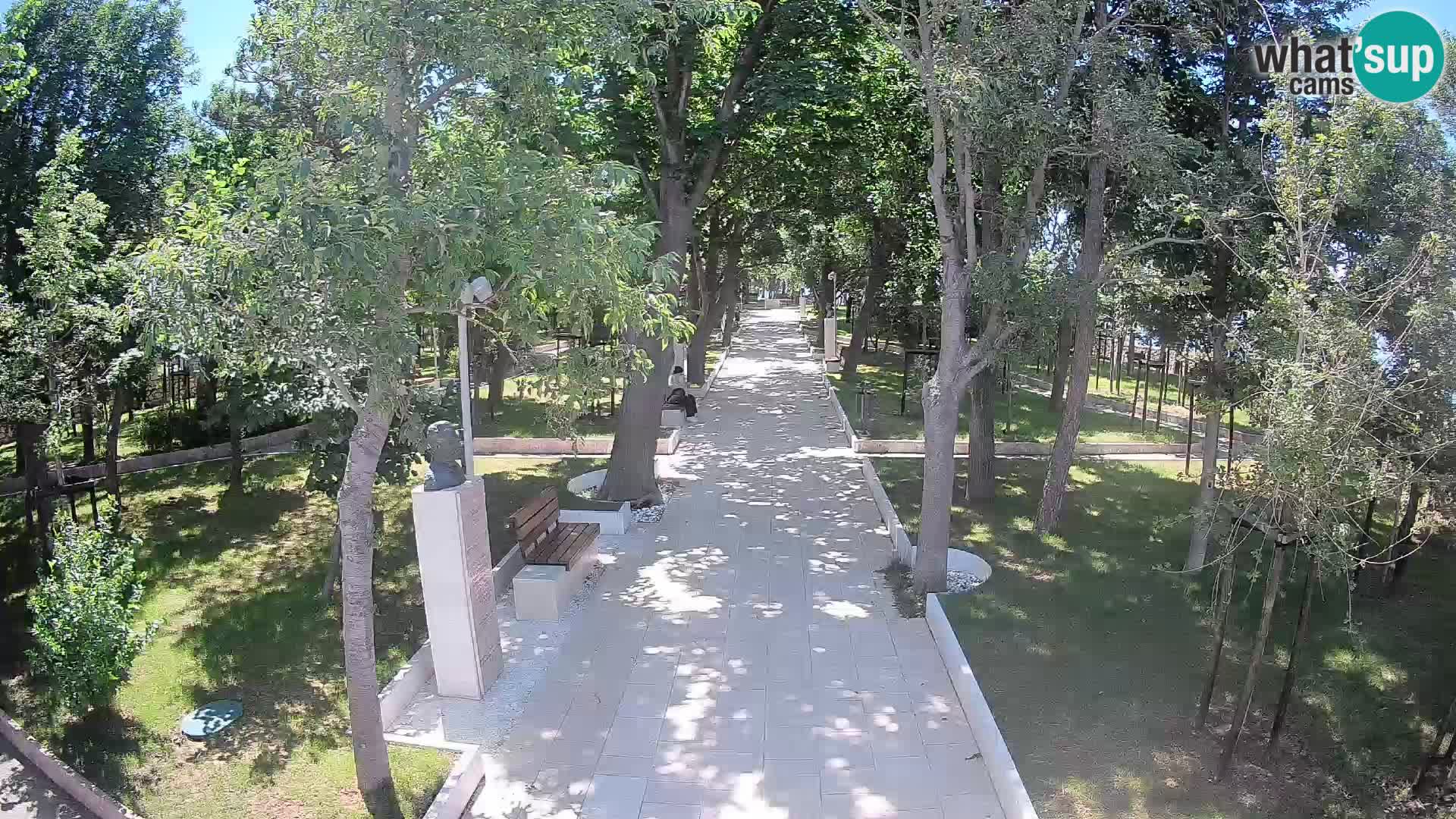 Writers’ Park Webcam Senj – Live by the Sea