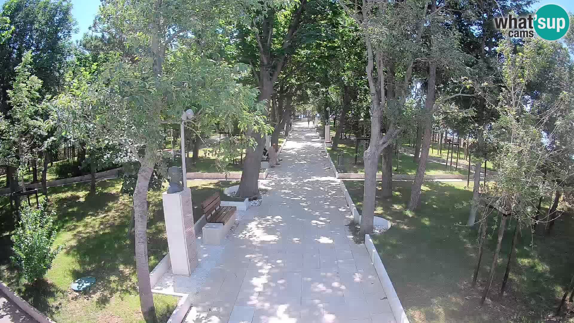Writers’ Park Webcam Senj – Live by the Sea