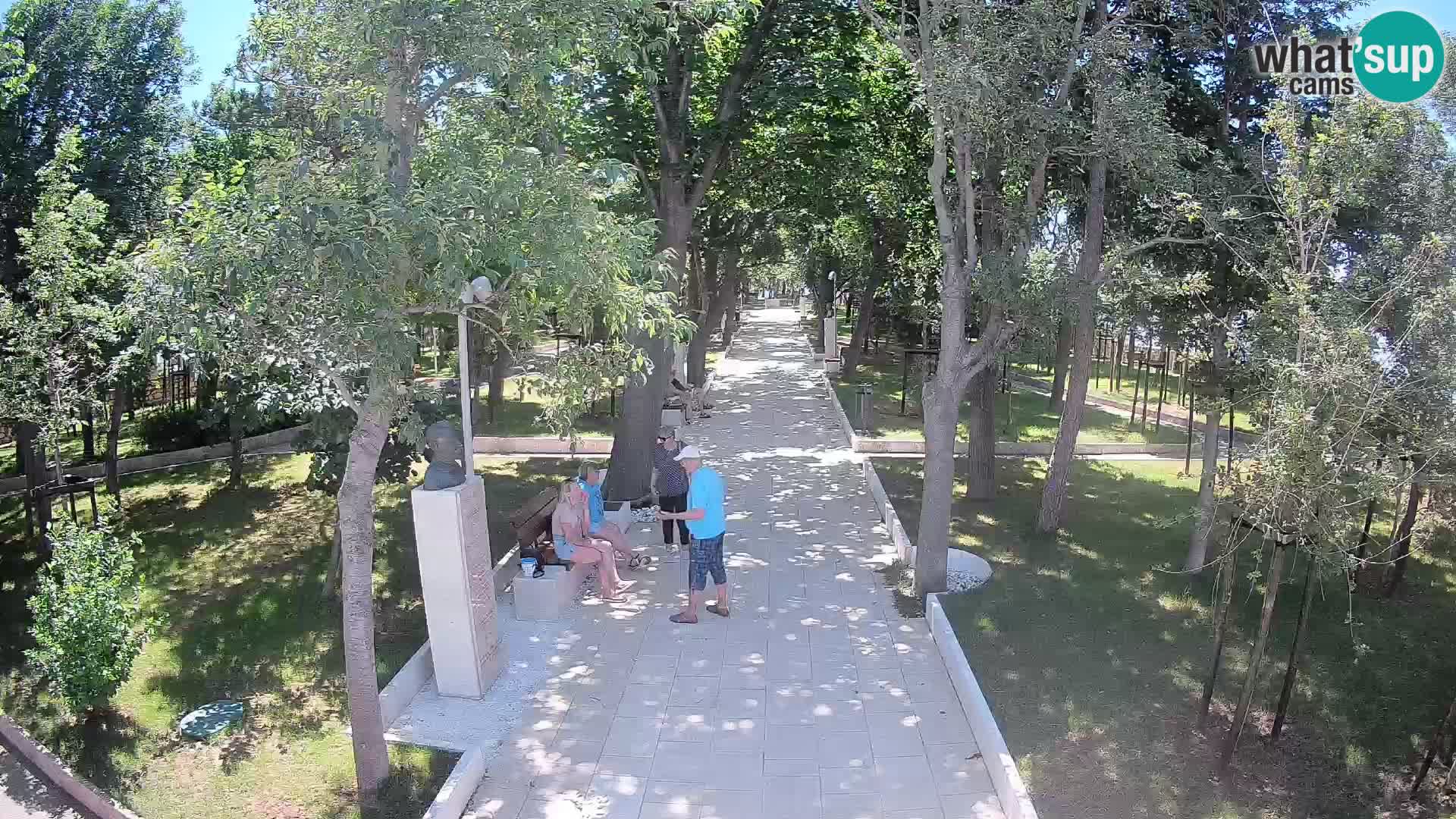 Writers’ Park Webcam Senj – Live by the Sea