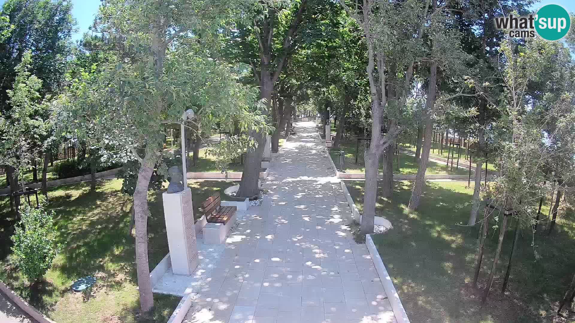 Writers’ Park Webcam Senj – Live by the Sea