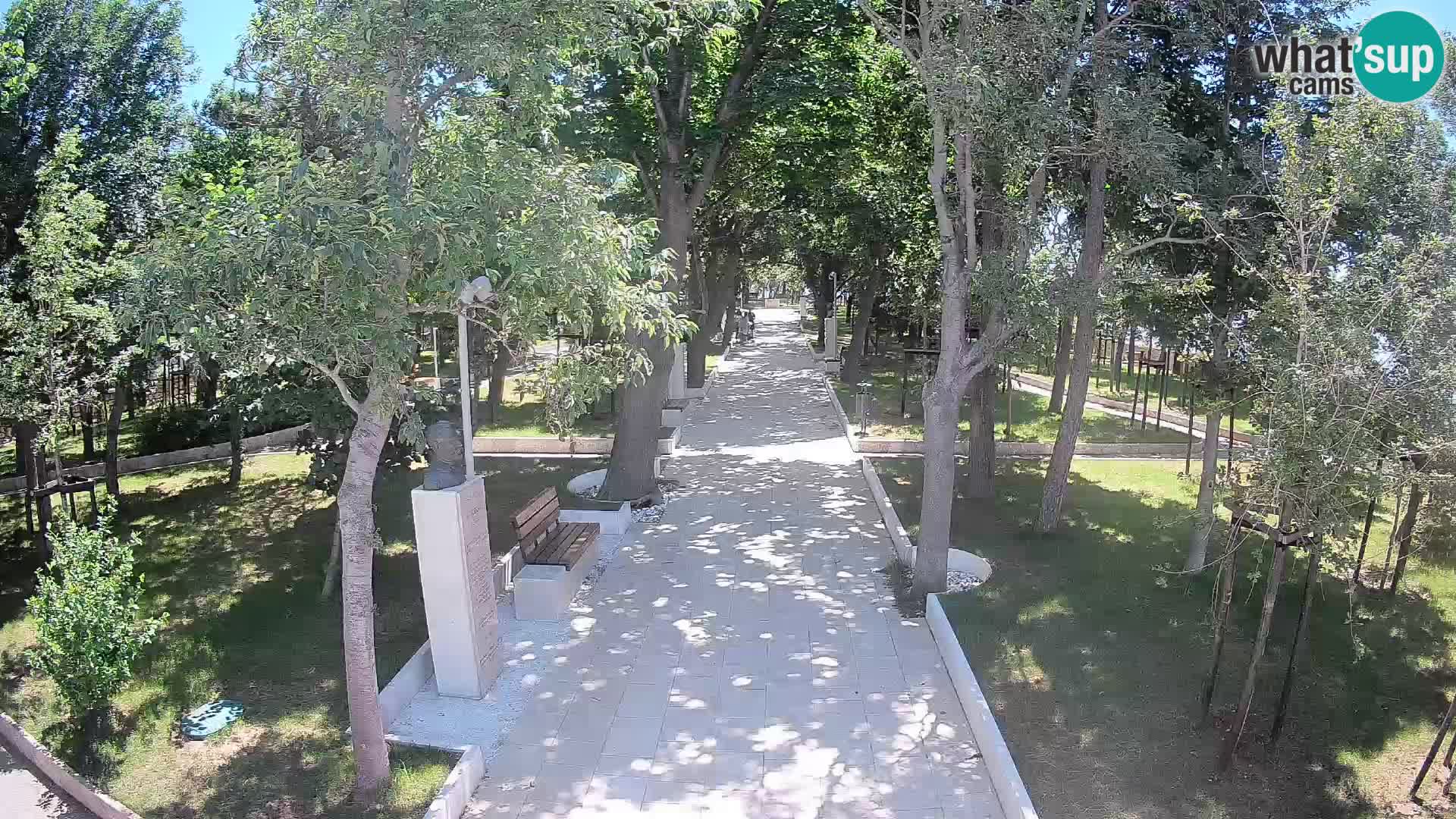 Webcam Schriftstellerpark Senj – Live am Meer
