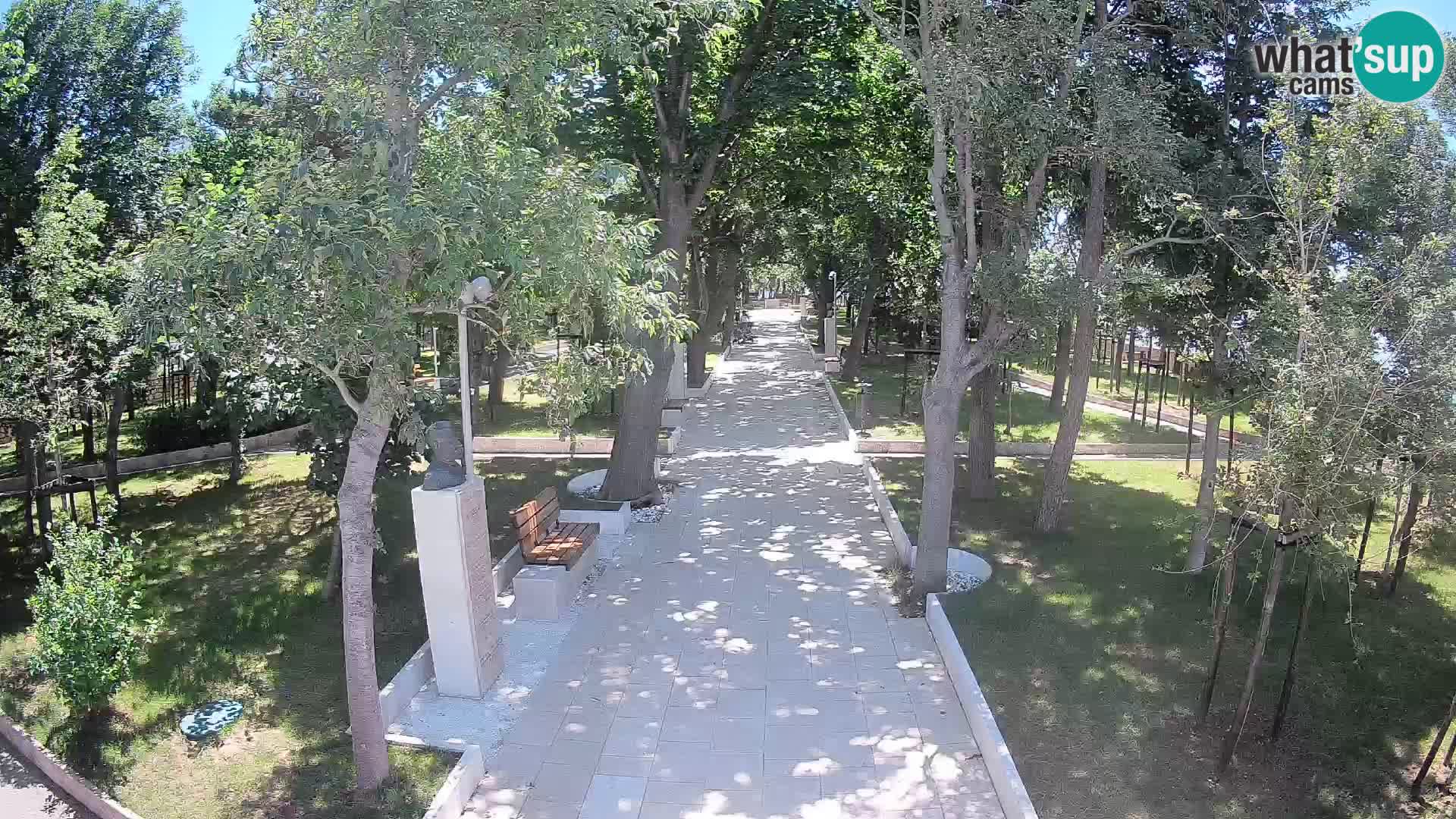 Writers’ Park Webcam Senj – Live by the Sea