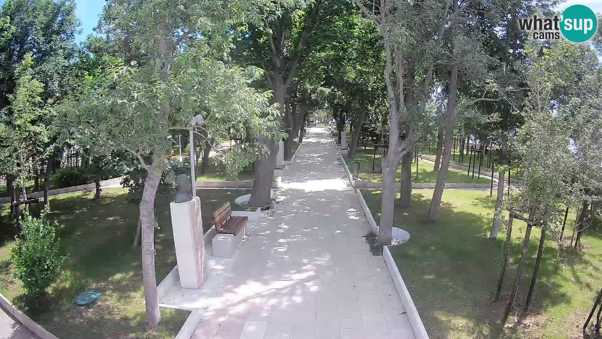 Writers’ Park Webcam Senj – Live by the Sea