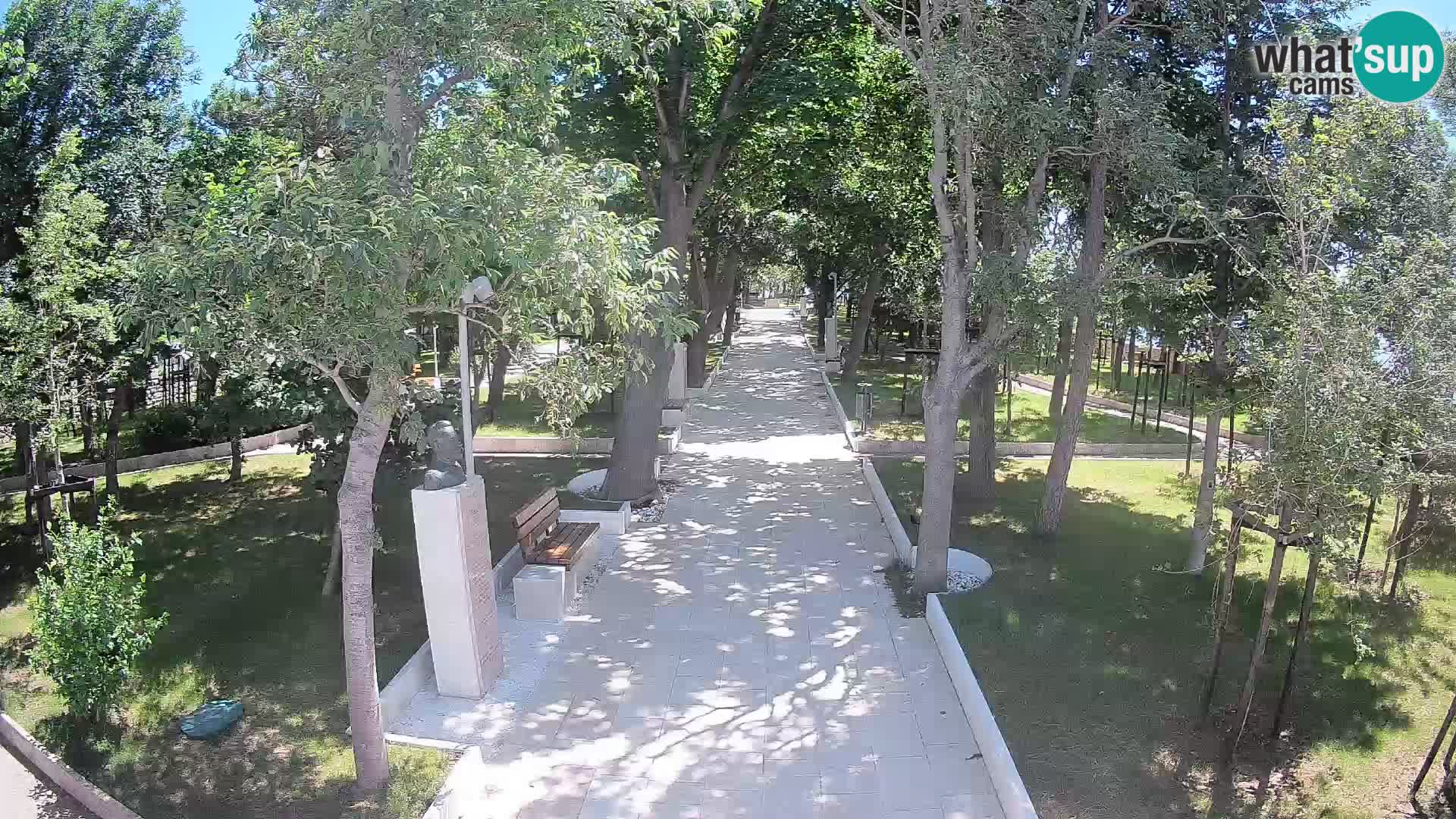 Writers’ Park Webcam Senj – Live by the Sea