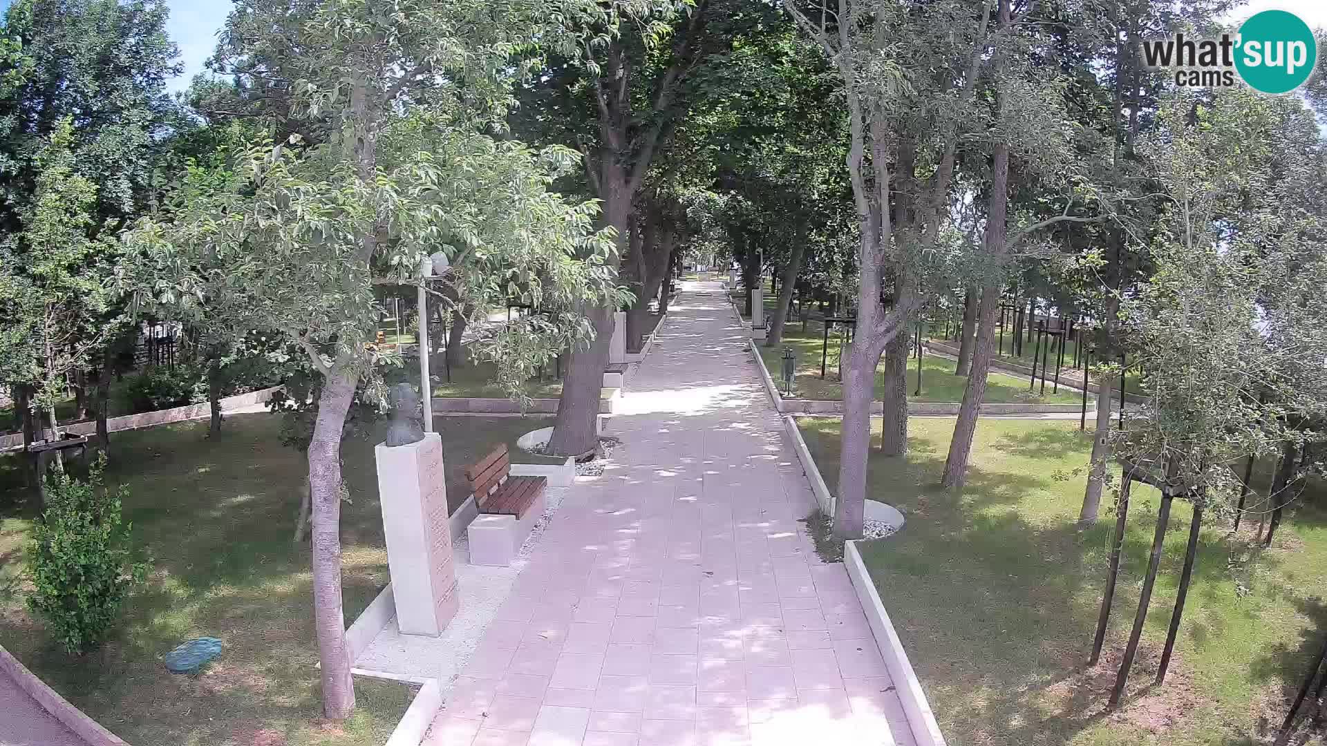 Writers’ Park Webcam Senj – Live by the Sea