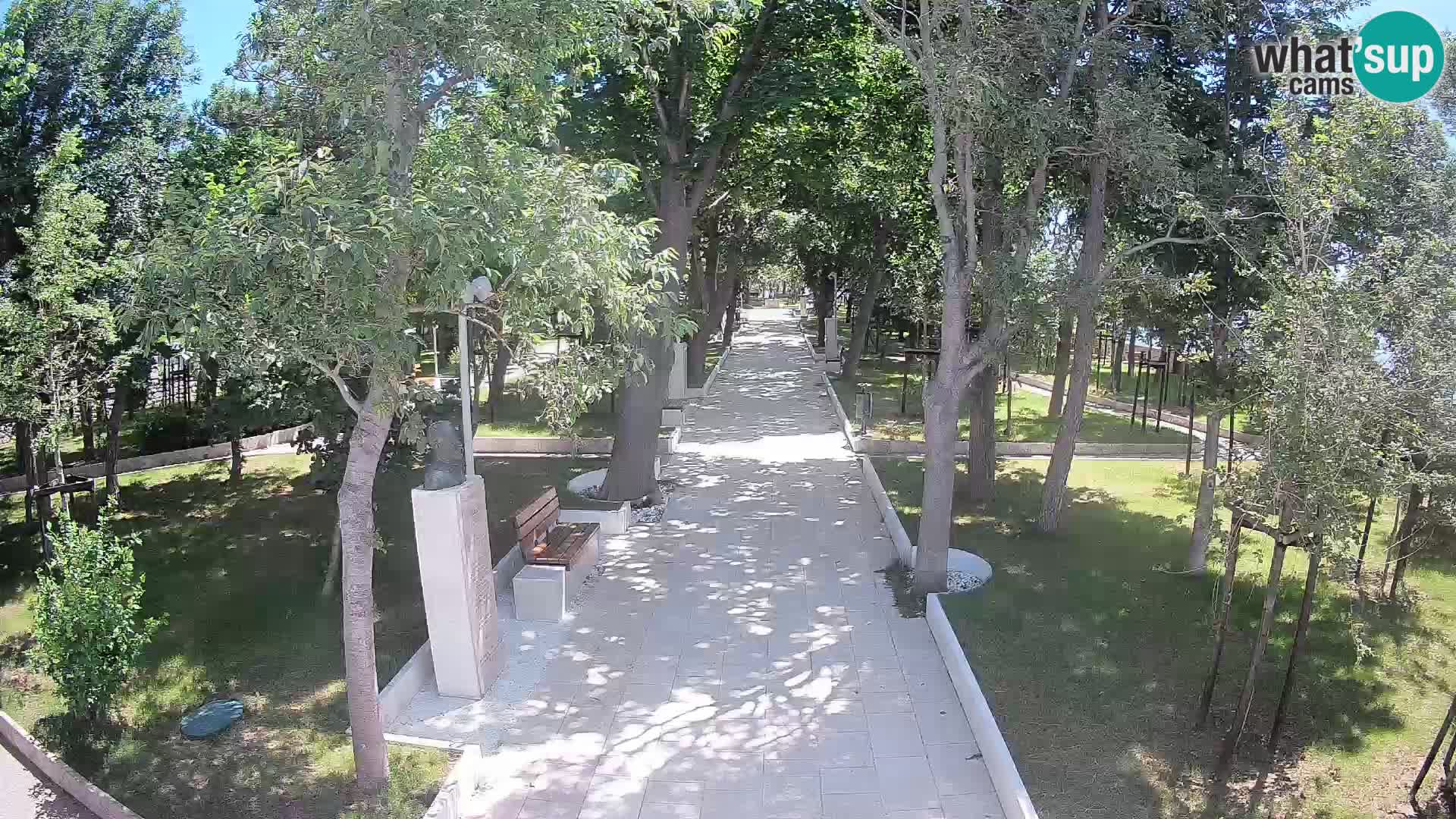 Writers’ Park Webcam Senj – Live by the Sea