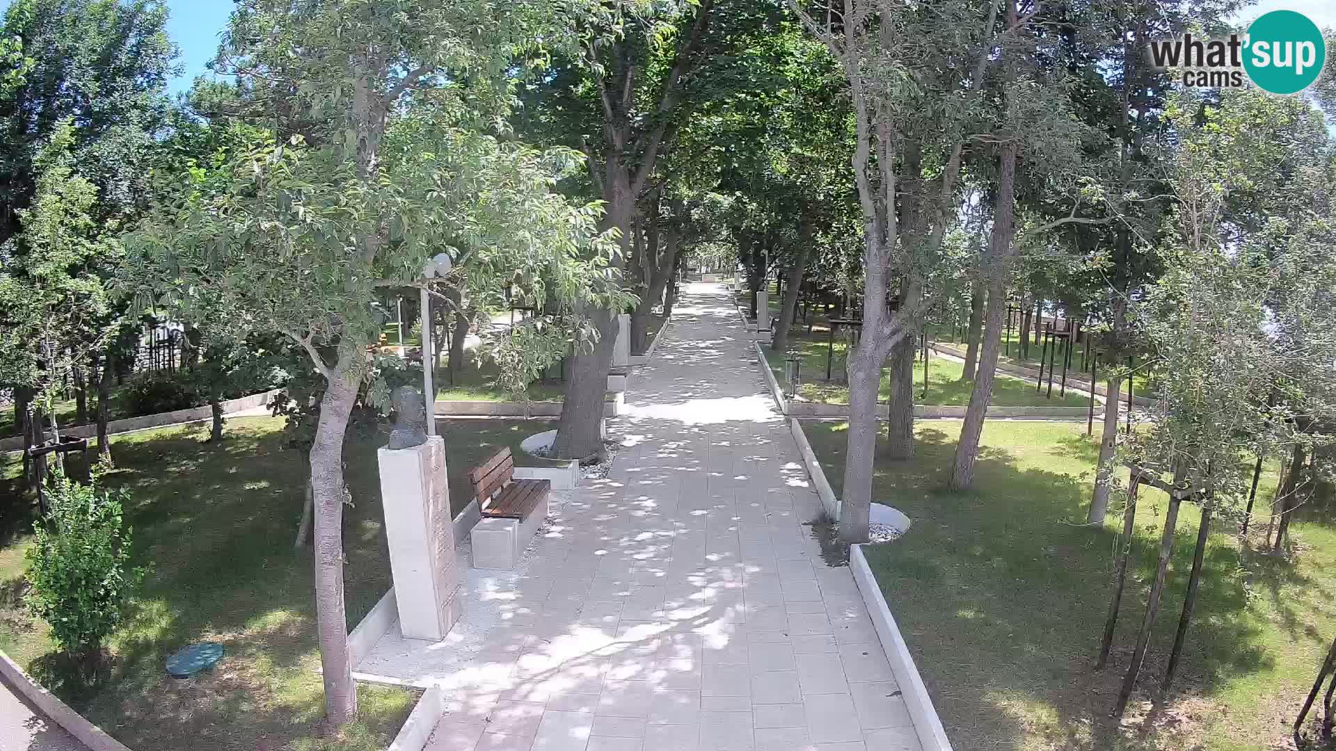 Writers’ Park Webcam Senj – Live by the Sea