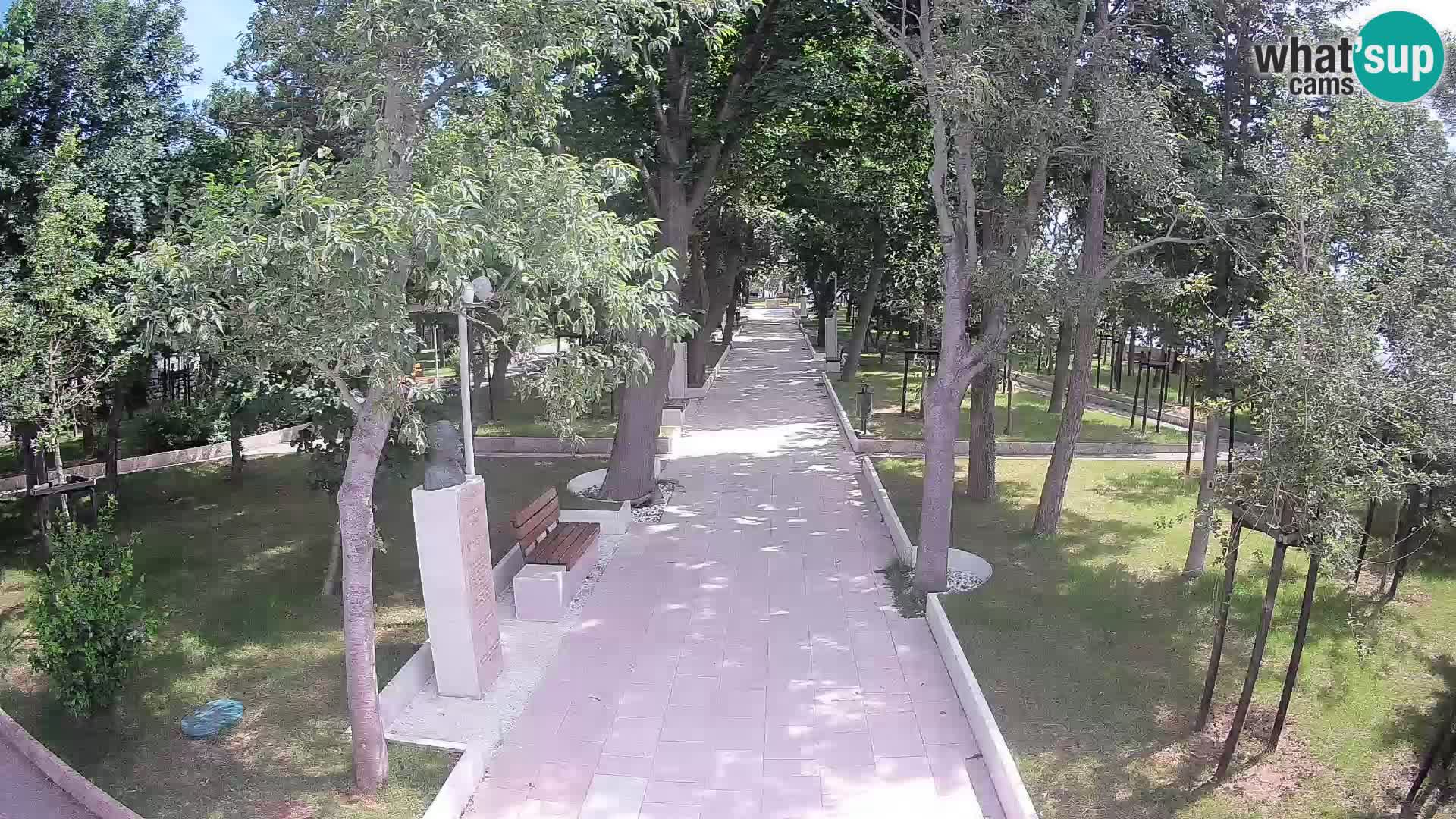 Writers’ Park Webcam Senj – Live by the Sea