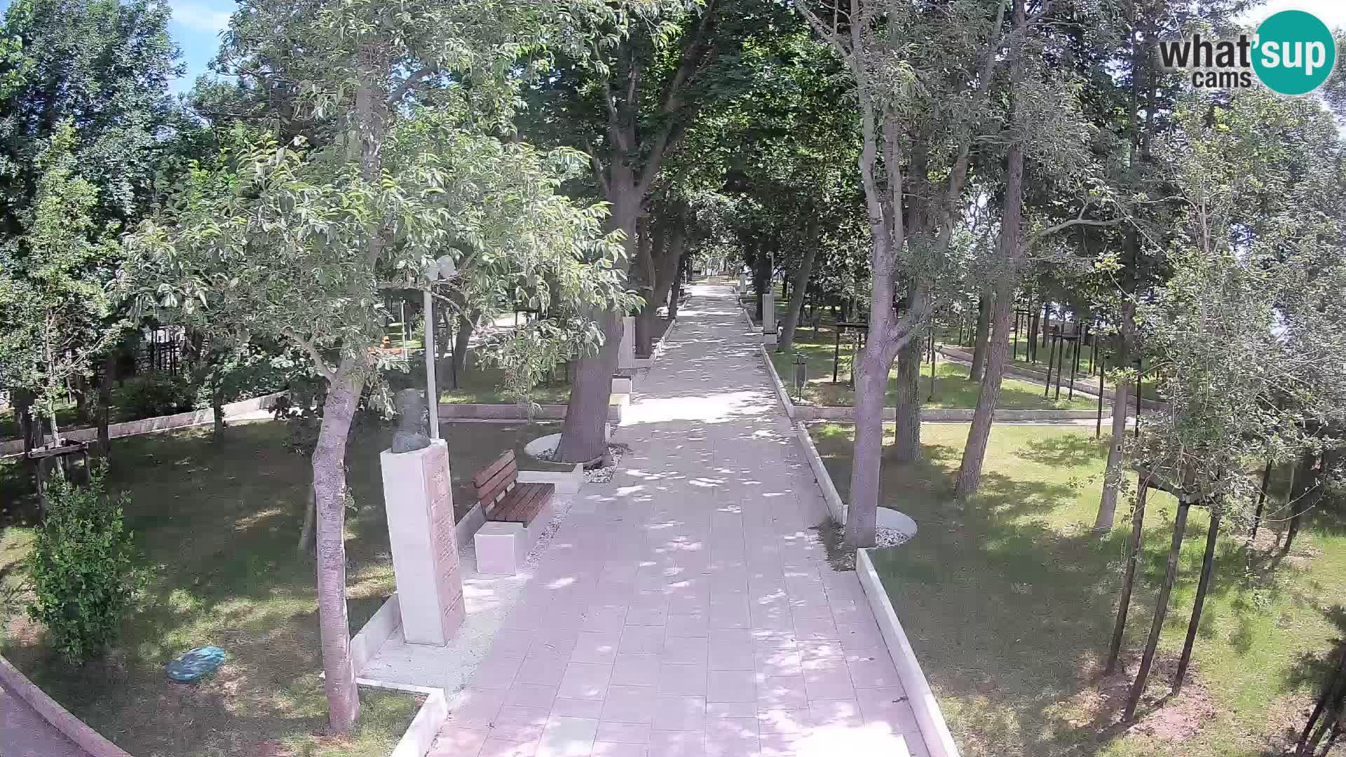 Writers’ Park Webcam Senj – Live by the Sea