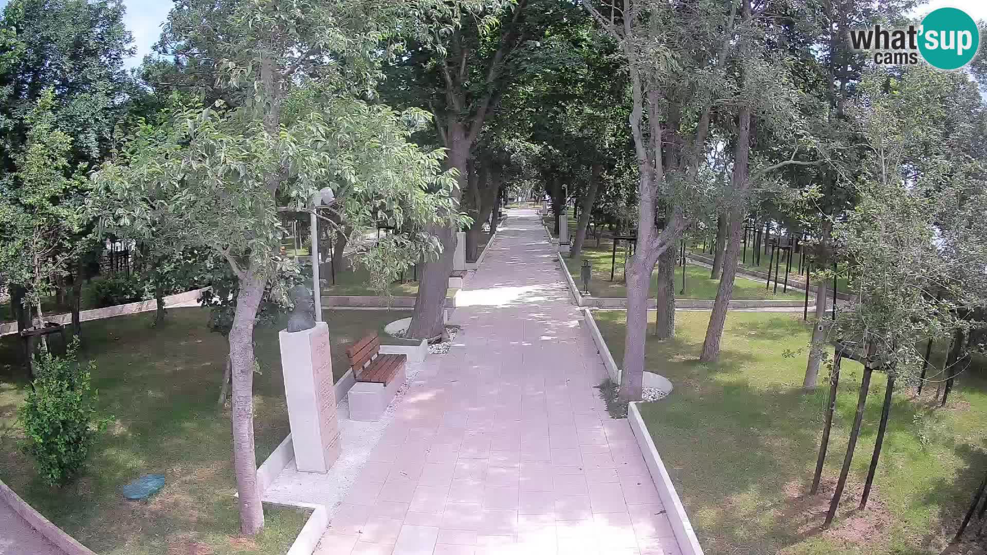 Writers’ Park Webcam Senj – Live by the Sea